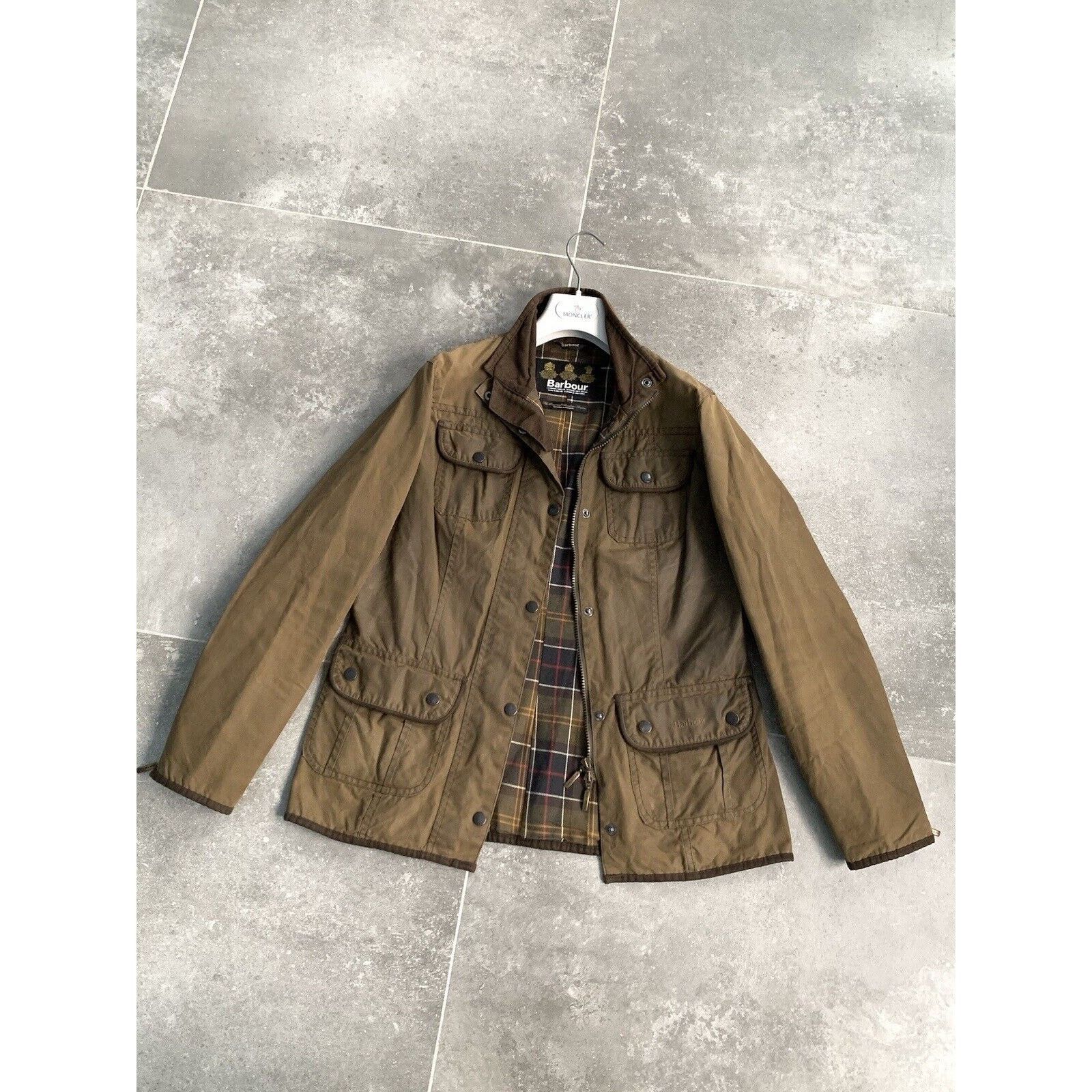Barbour Women's BARBOUR UTILITY WAX Jacket Coat UK 12 US 8 EU 40 M Size M / US 6-8 / IT 42-44 - 1 Thumbnail