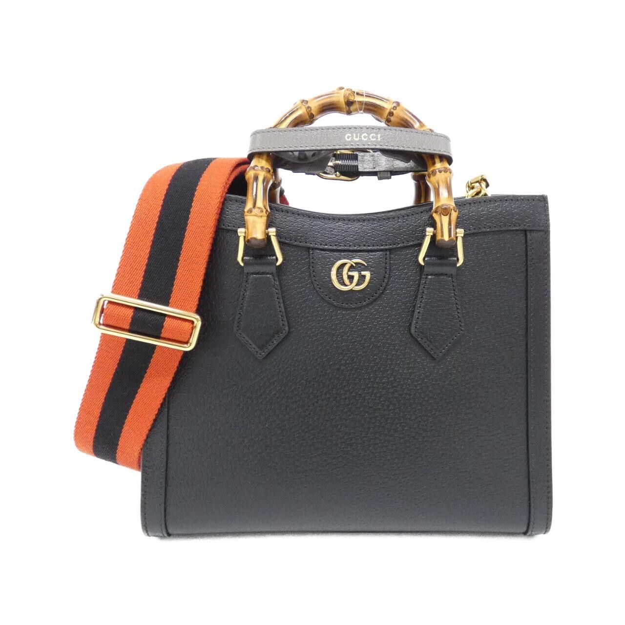 Gucci Gucci Gucci Diana Leather Handbag Leather Shoulder Bag 702721U3ZDT DUTY FREE for USA Size ONE SIZE - 1 Thumbnail