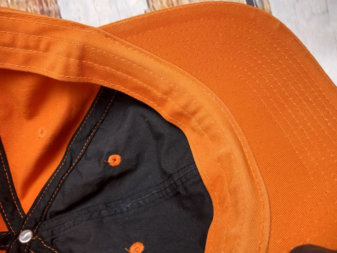 Nike Vintage 90s Y2K Nike Swoosh Orange Cap Hat Made in Korea Size ONE SIZE - 7 Thumbnail