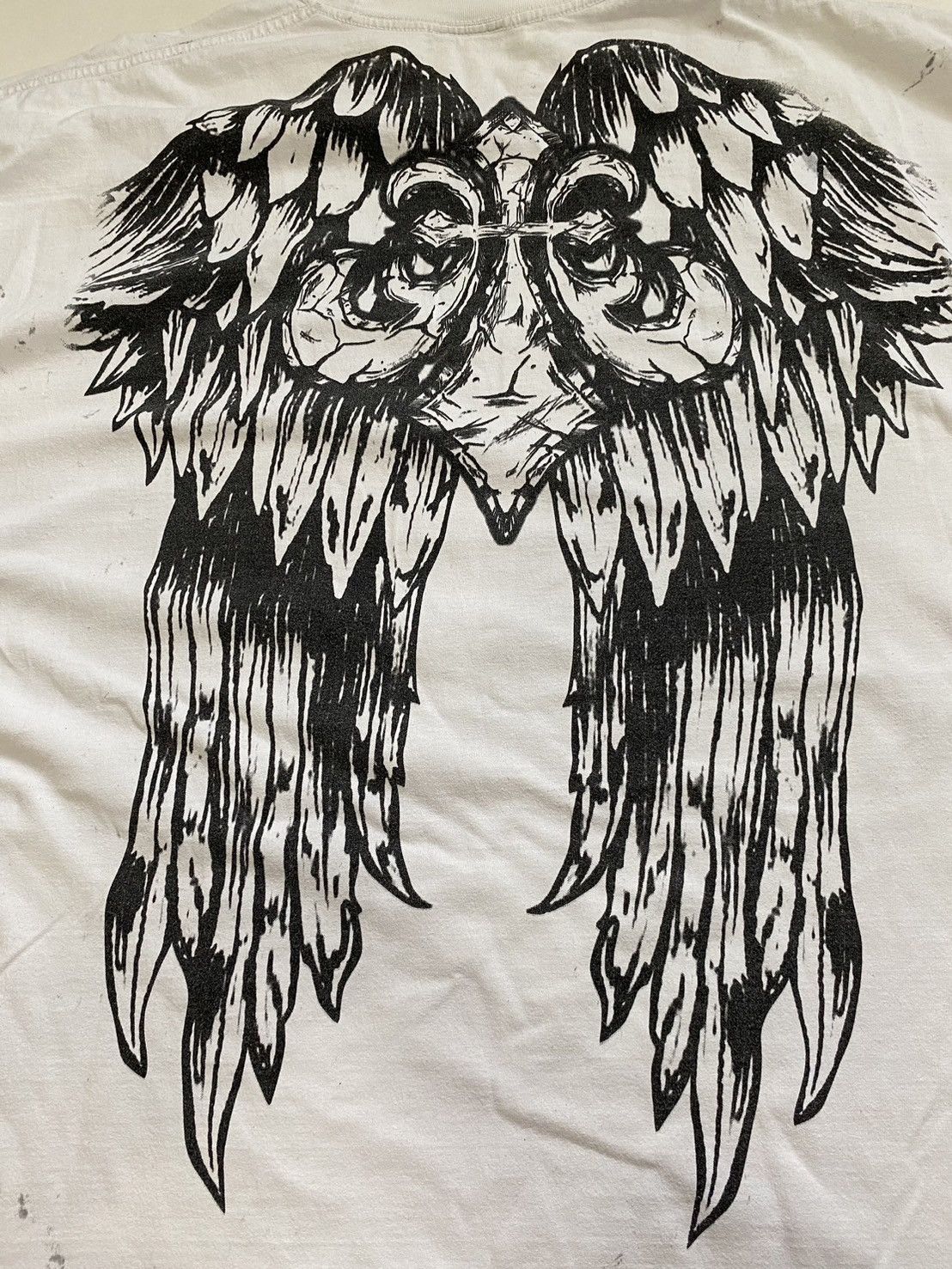 Affliction × Ed Hardy !3For$100 Ship! Crazy Y2K Wing Graphic Tee Size US XXL / EU 58 / 5 - 9 Thumbnail