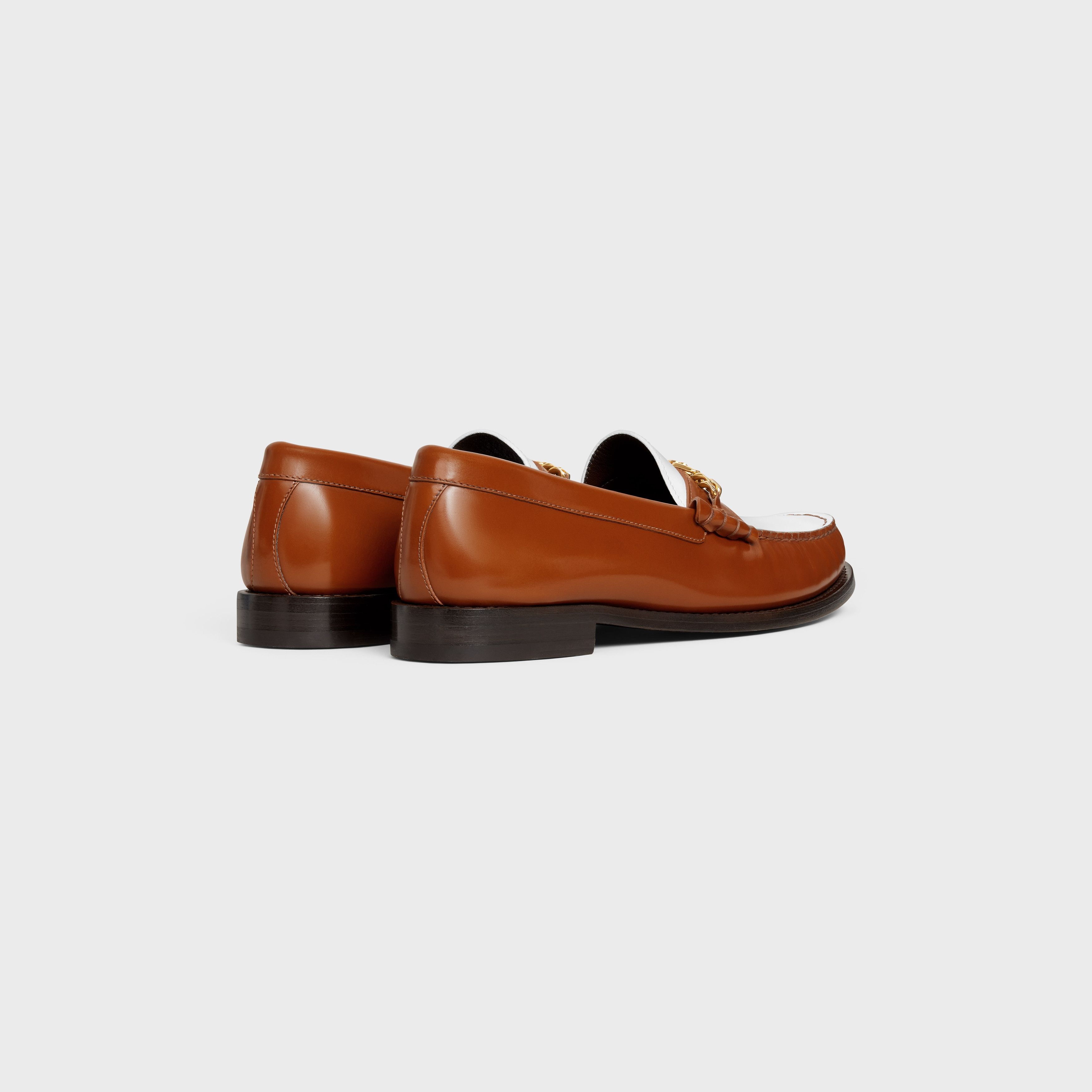 Celine o1bcso1str0925 357783602C Loafers in Tan/White Size US 10 / IT 40 - 3 Thumbnail