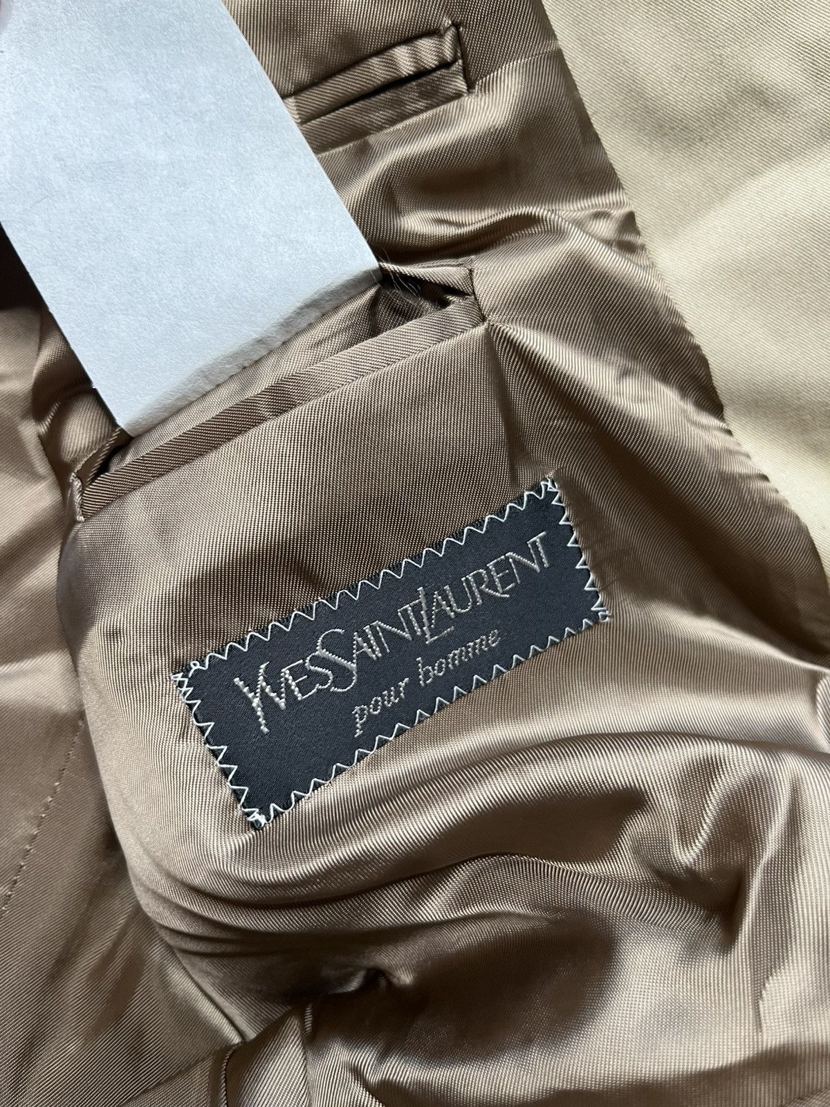 Yves Saint Laurent Designer Basic Beige Yves Saint Laurent Blazer elegant Size 54R - 5 Thumbnail