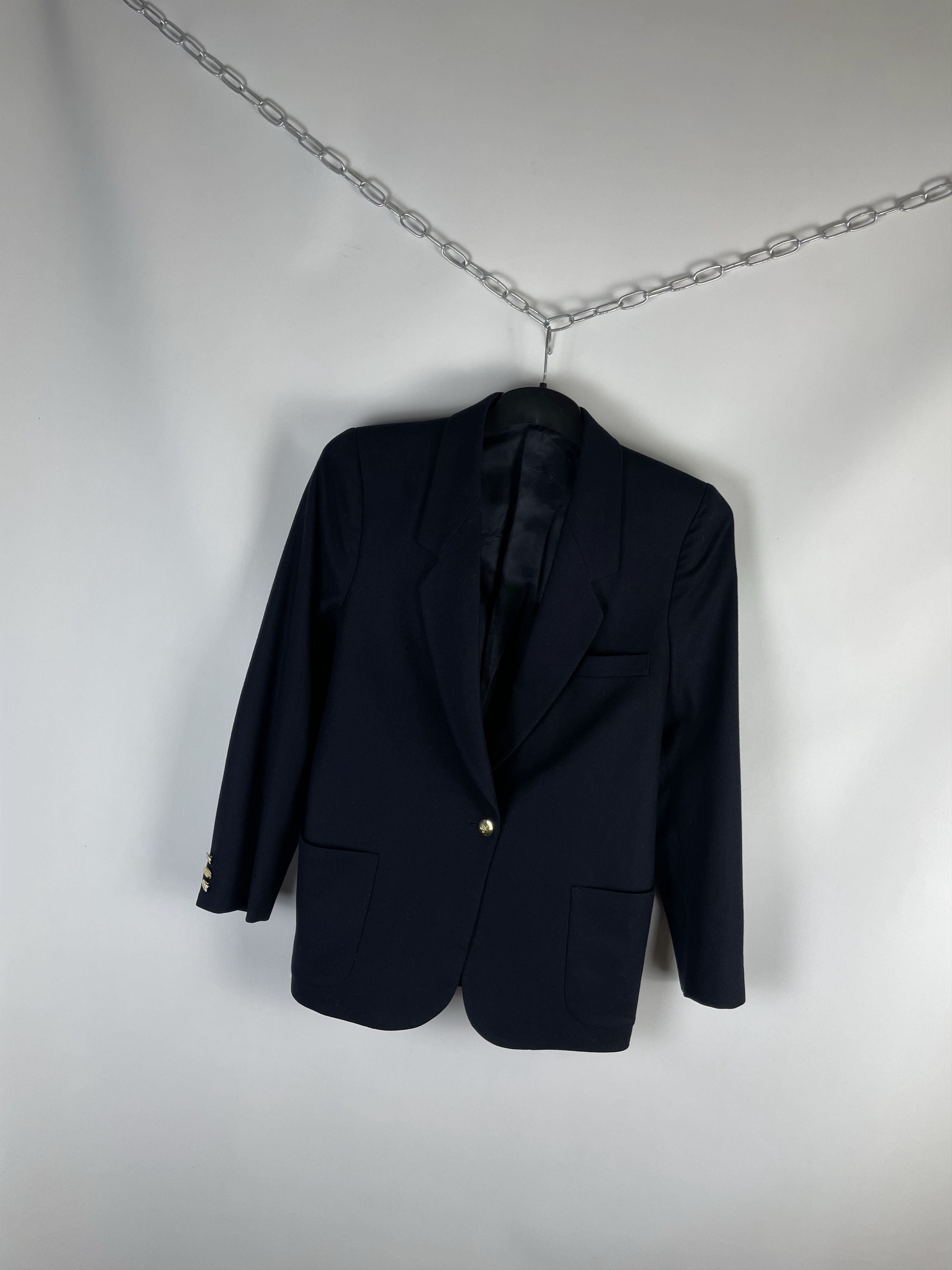 Burberry × Vintage Burberry vintage blazer women Size M / US 6-8 / IT 42-44 - 2 Thumbnail