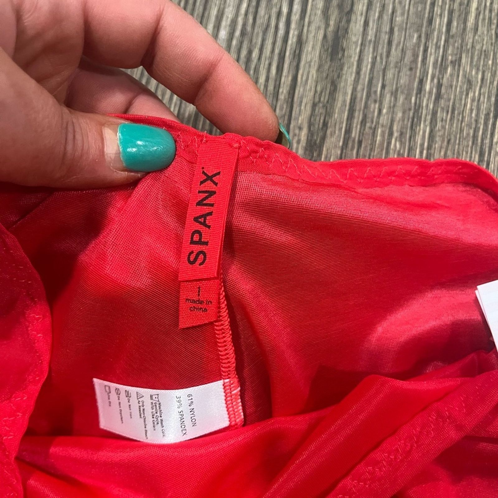 Spanx NWT Spanx Skinny Britches Hipster Panty Underwear Red Size L Size ONE SIZE - 4 Thumbnail