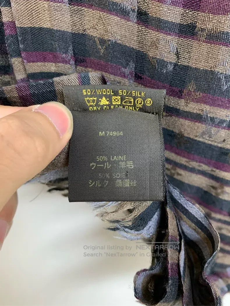 Louis Vuitton Louis Vuitton Full print scarf Size ONE SIZE - 5 Thumbnail