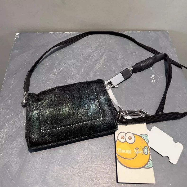 Rick Owens rick owens Colorful horsehair shoulder bag 2504-Nextarrow Size ONE SIZE - 1 Thumbnail