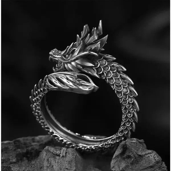 Japanese Brand Dragon Adjustable Ring Size ONE SIZE - 4 Thumbnail
