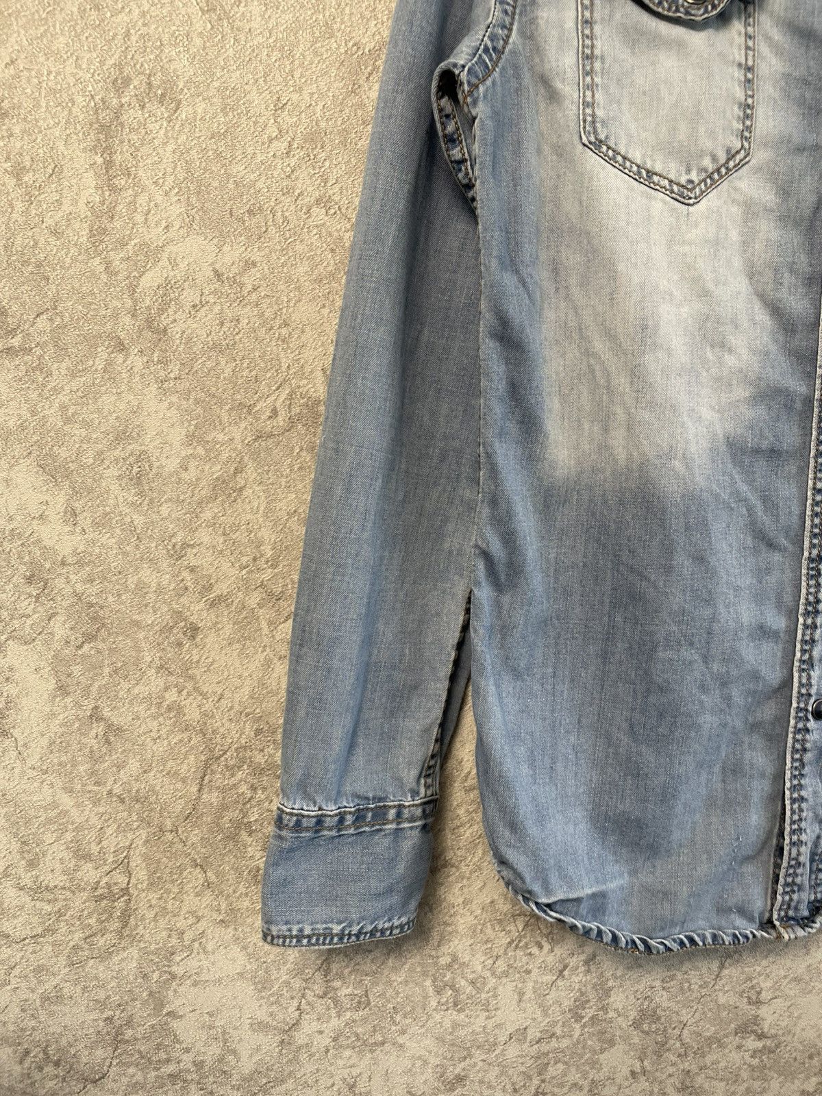 Polo Ralph Lauren Vintage Polo Ralph Lauren Jeans Denim Long Sleeve Shirt Size US S / EU 44-46 / 1 - 4 Thumbnail