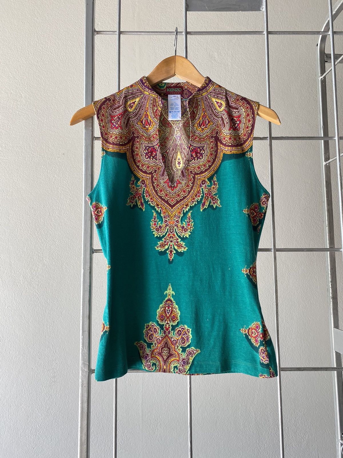 KENZO bohemian printed blouse
