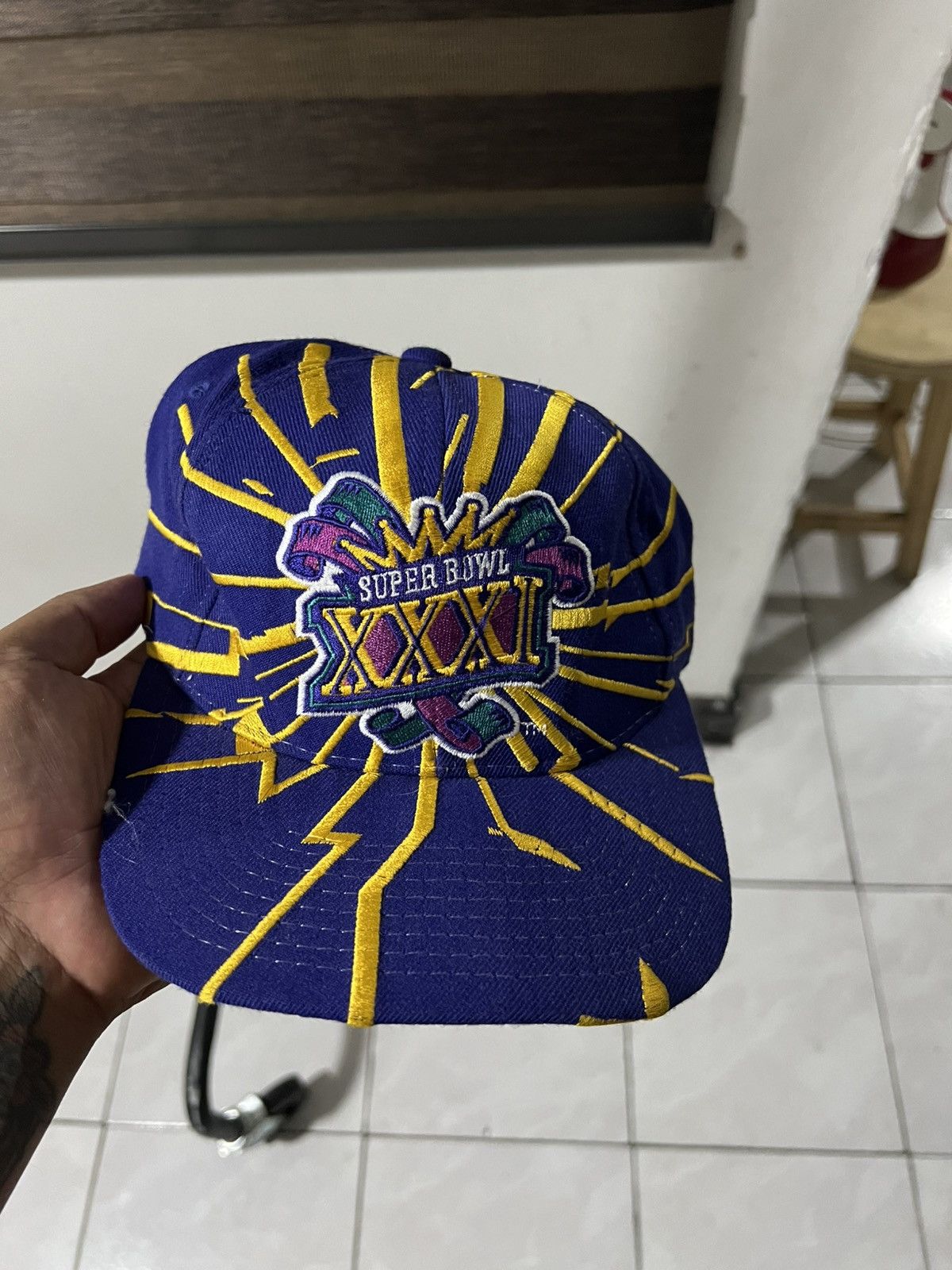Starter Vintage Starter collision shockwave hat Size ONE SIZE - 2 Thumbnail