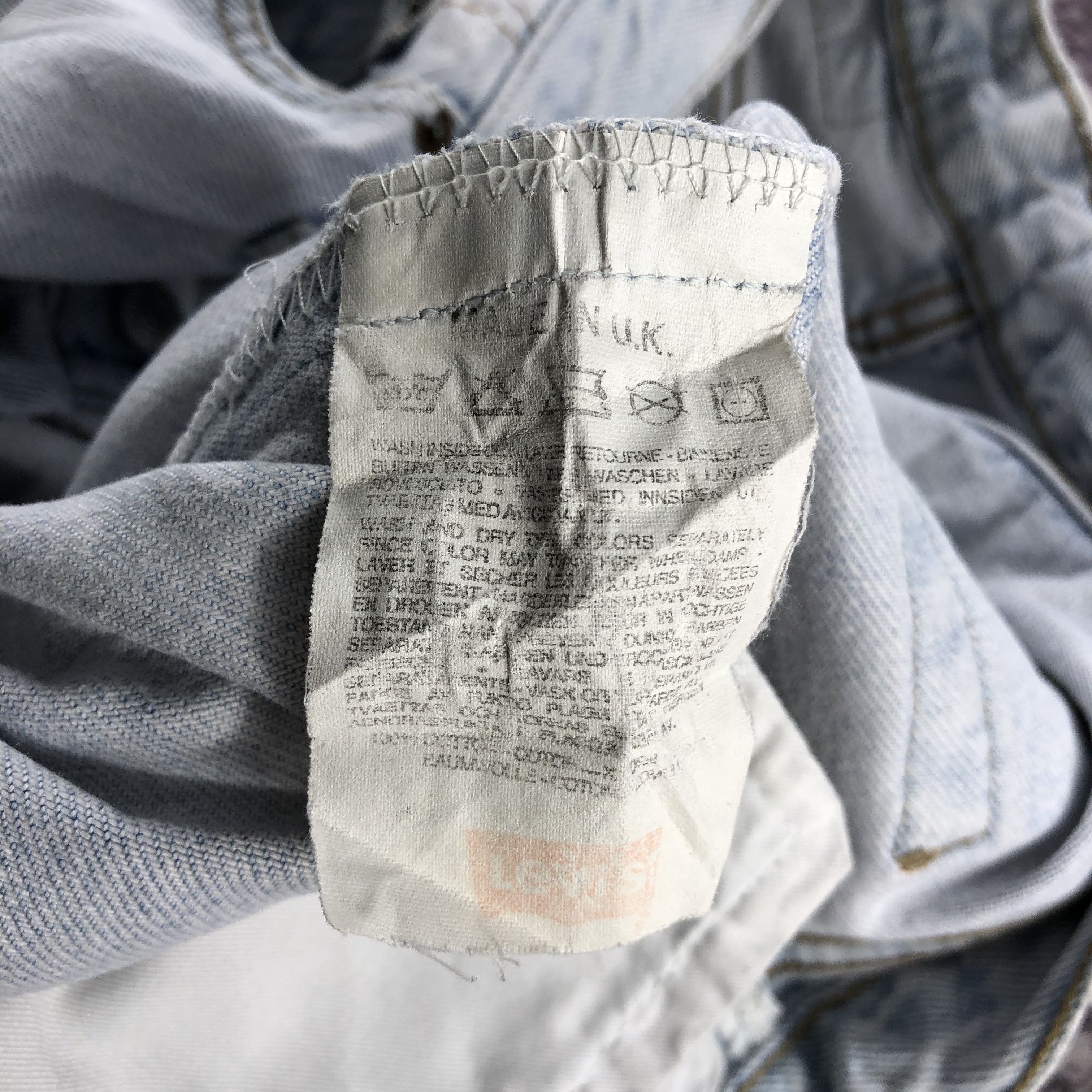 Levi's × Vintage 90s Vintage Light Wash Levis Jeans-JM2830 Size US 32 / EU 48 - 12 Thumbnail