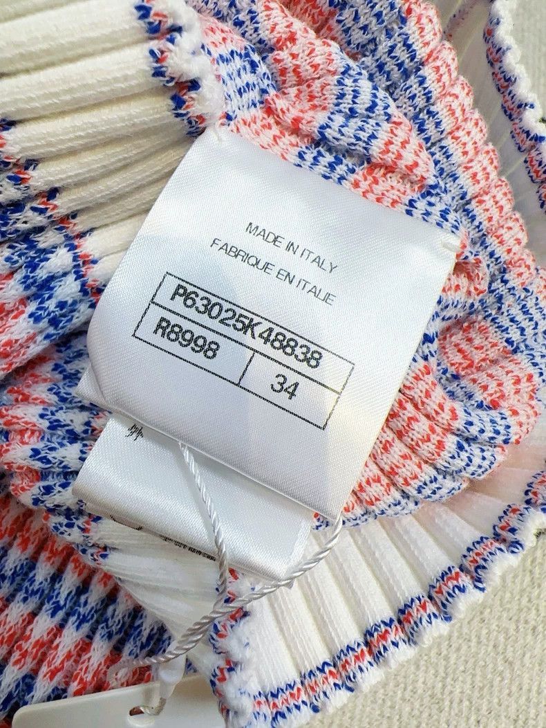 Chanel Chanel Pink Blue Stripe Logo Short Sleeve Top Size S / US 4 / IT 40 - 6 Thumbnail