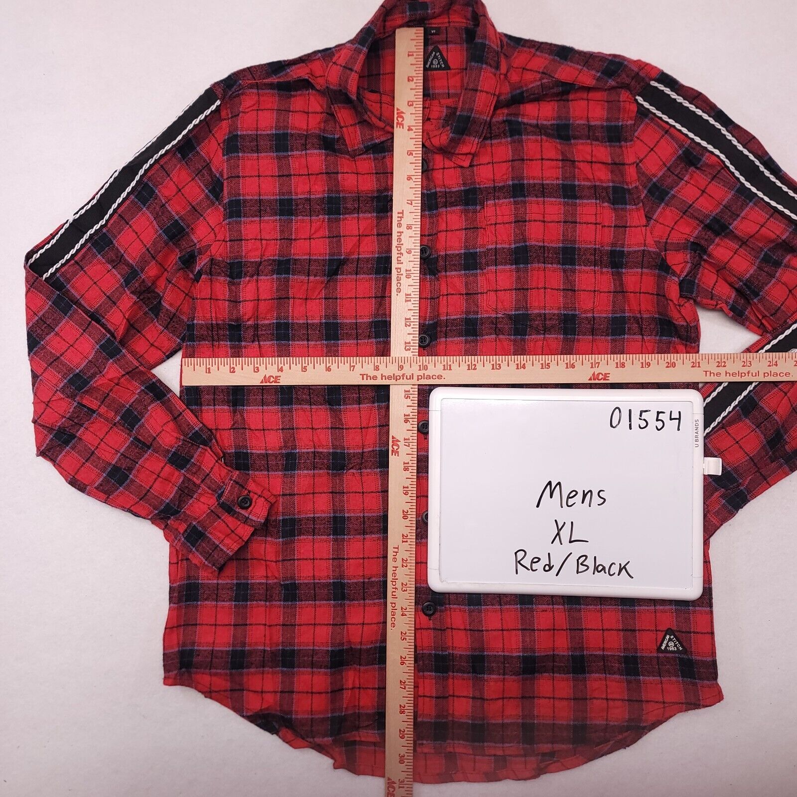 American Stitch American Stitch Tartan Flannel Button Up Shirt Mens Size XL Size US XL / EU 56 / 4 - 7 Thumbnail