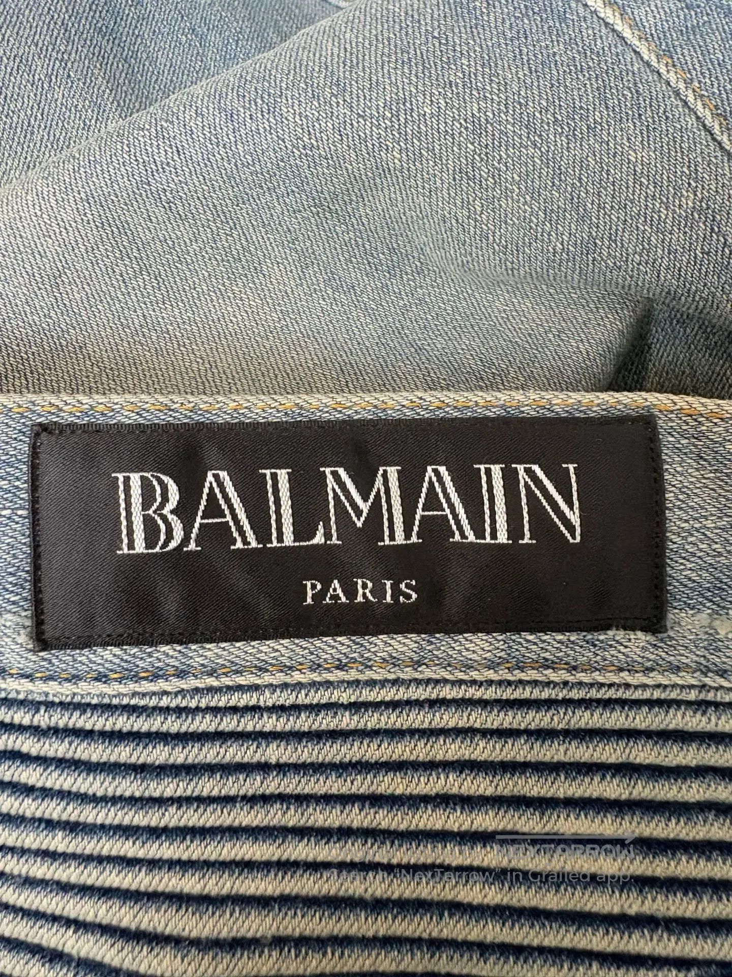 Balmain Balmain Distressed Knife. Size US 30 / EU 46 - 3 Thumbnail