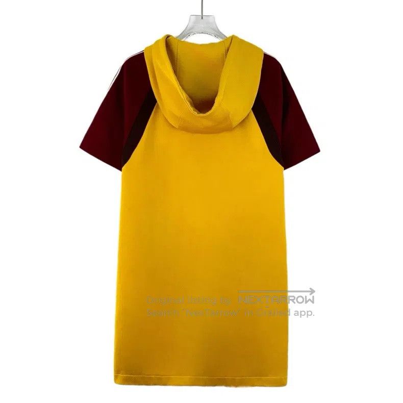 Gucci Gucci Yellow side stripe logo embroidery cotton hooded dra Size S / US 4 / IT 40 - 2 Thumbnail