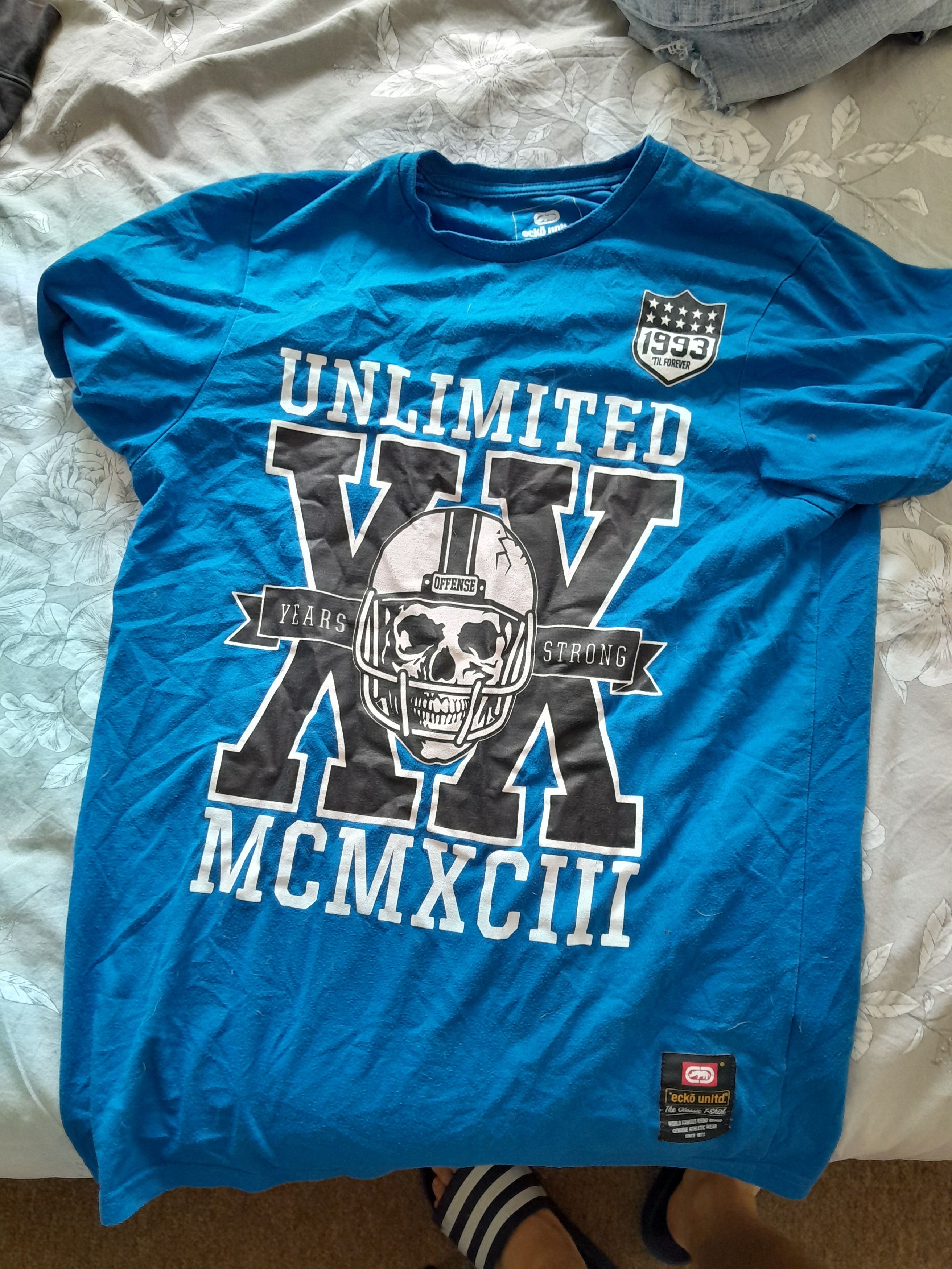 Ecko Unltd. Ecko unltd blue footbal tee Size US L / EU 52-54 / 3 - 1 Thumbnail
