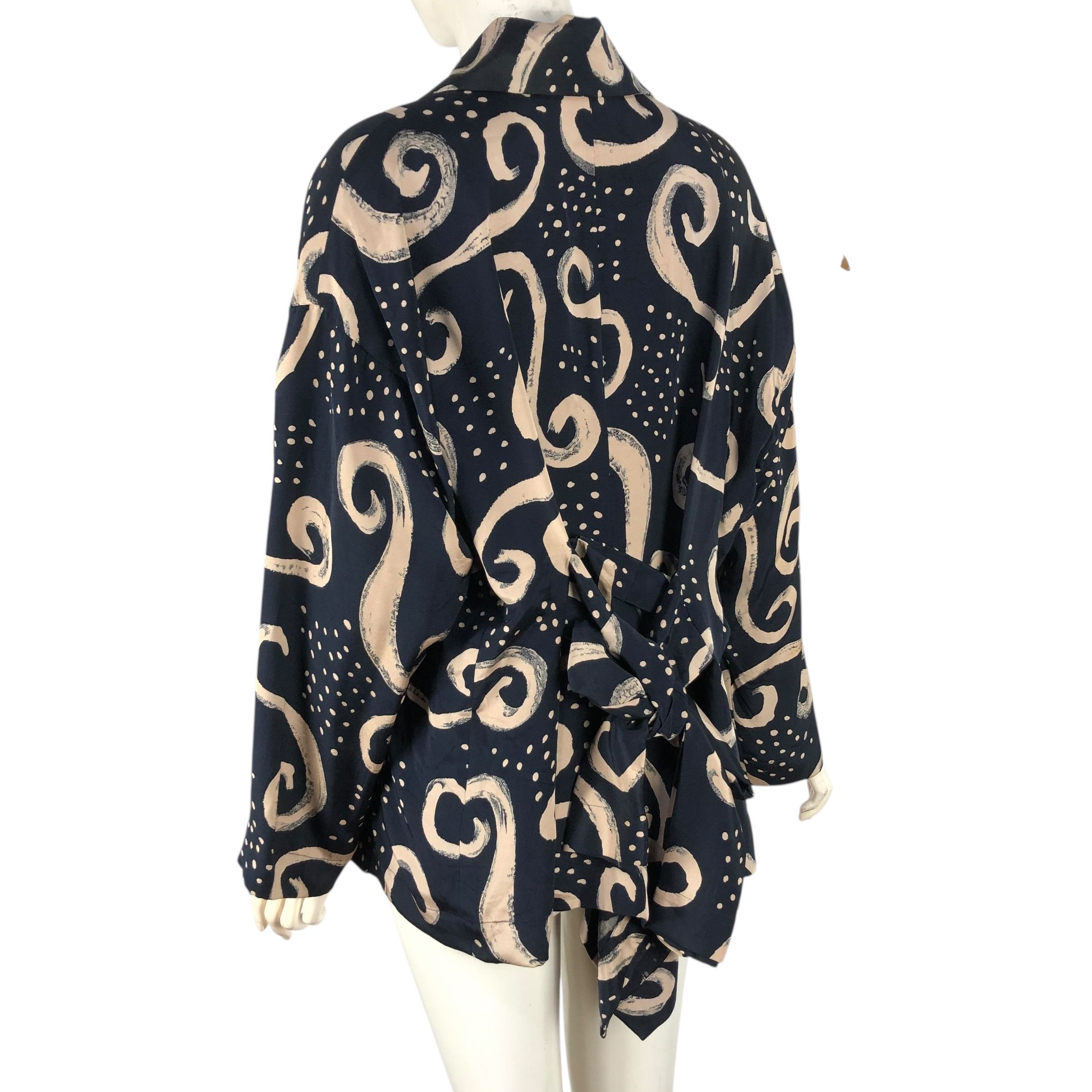 Issey Miyake Vintage Issey Miyake S/S 2002 Silk Blouse Size M / US 6-8 / IT 42-44 - 15 Thumbnail