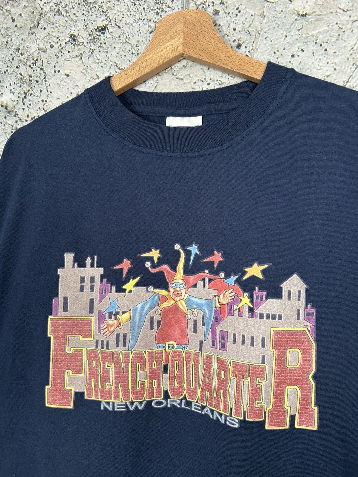 Vintage Vintage French Quarter New Orleans Graphic Tee Baggy Boxy Size US L / EU 52-54 / 3 - 3 Thumbnail
