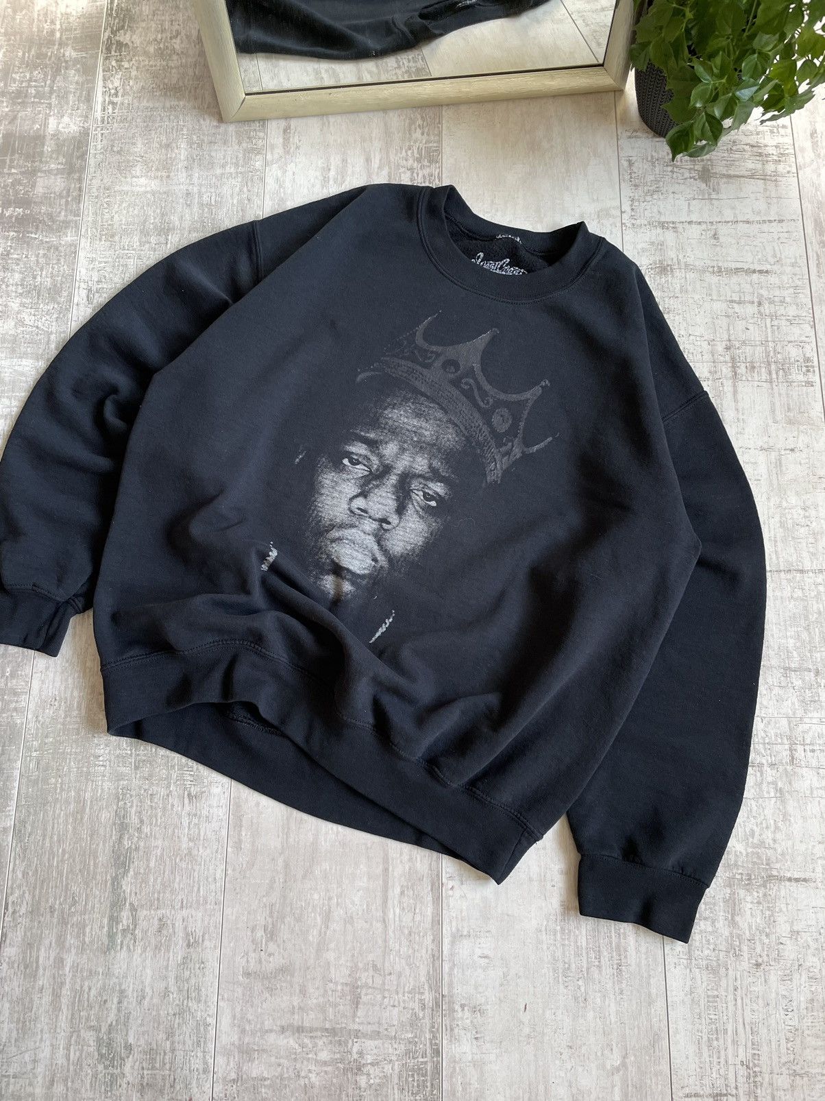Rap Tees 90’s Vintage Notorious B.I.G. Sweatshirt Rap Printed Logo Size US L / EU 52-54 / 3 - 3 Thumbnail