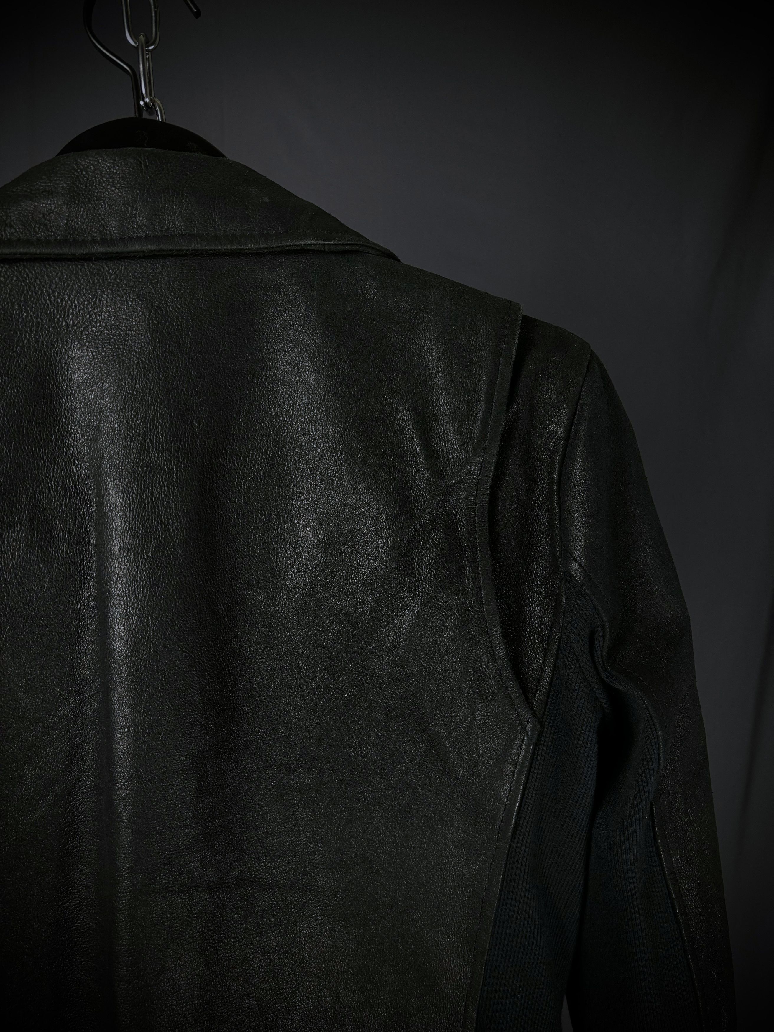 Japanese Brand No ID. Goat Leather Rider’s Jacket Size US XS / EU 42 / 0 - 7 Thumbnail