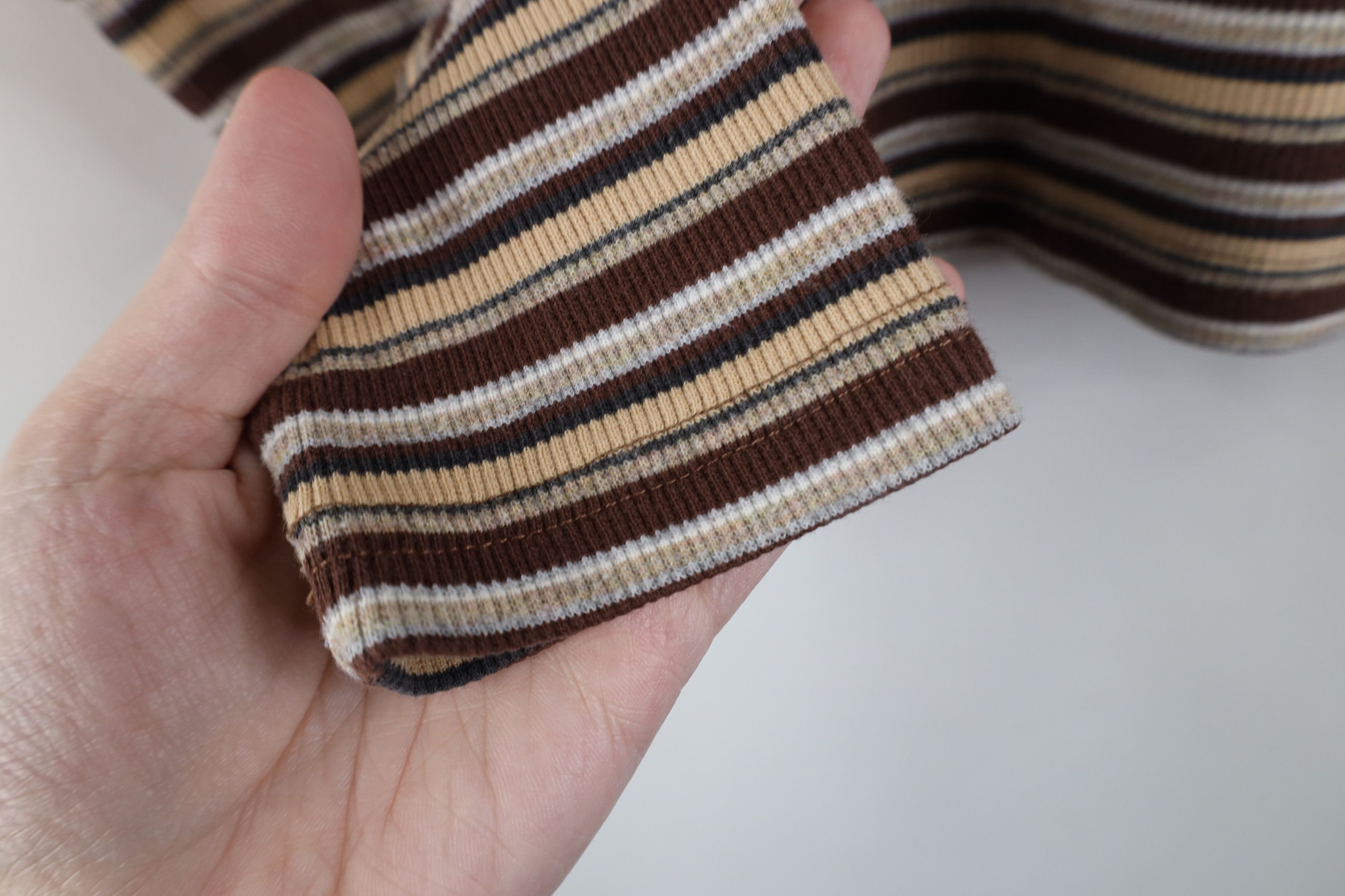 Vintage Vintage 90s Streetwear Ribbed Knit Turtleneck T-Shirt Size M / US 6-8 / IT 42-44 - 6 Thumbnail