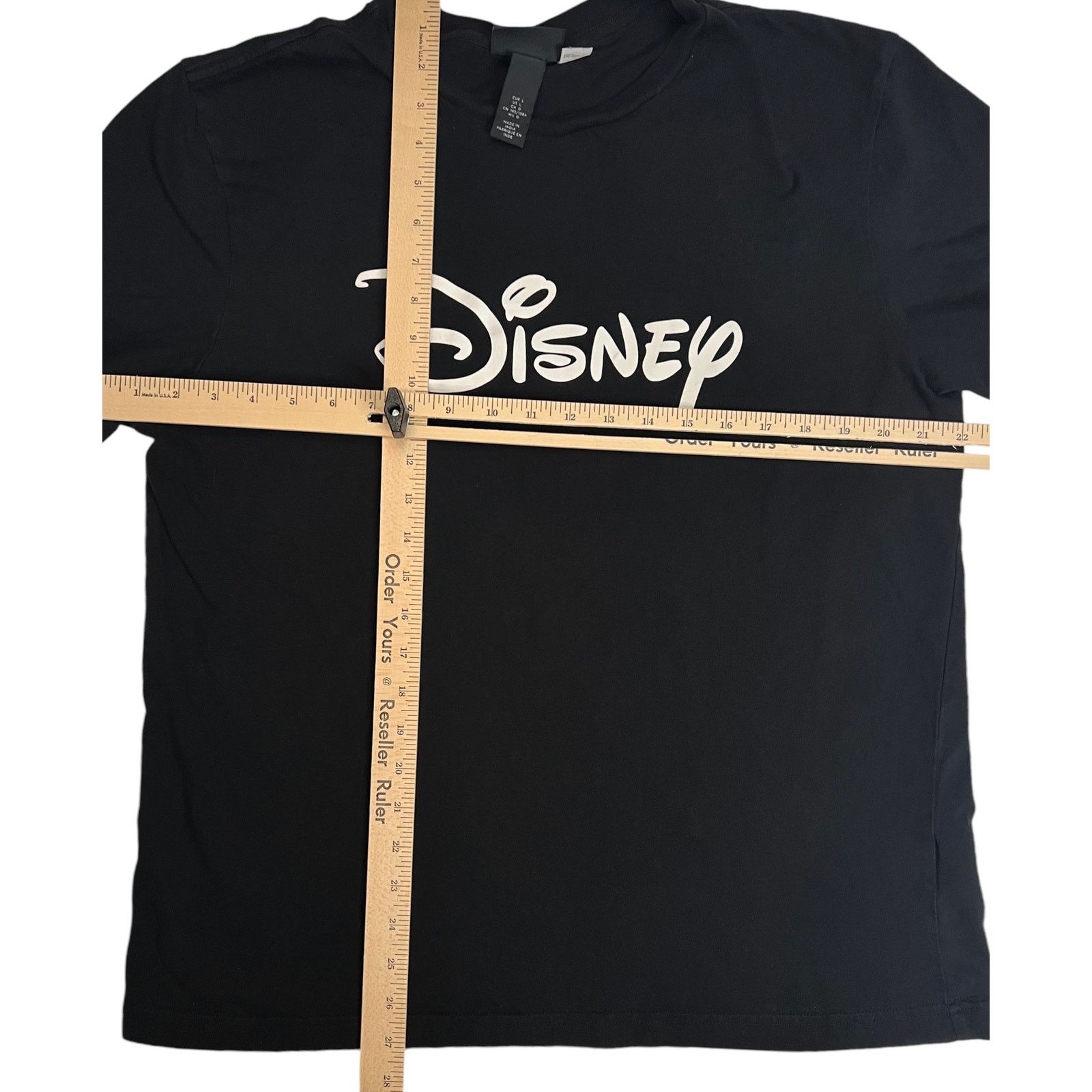 Disney Disney Name Logo x H&M - Graphic Black T-Shirt Size Large Size US L / EU 52-54 / 3 - 8 Thumbnail