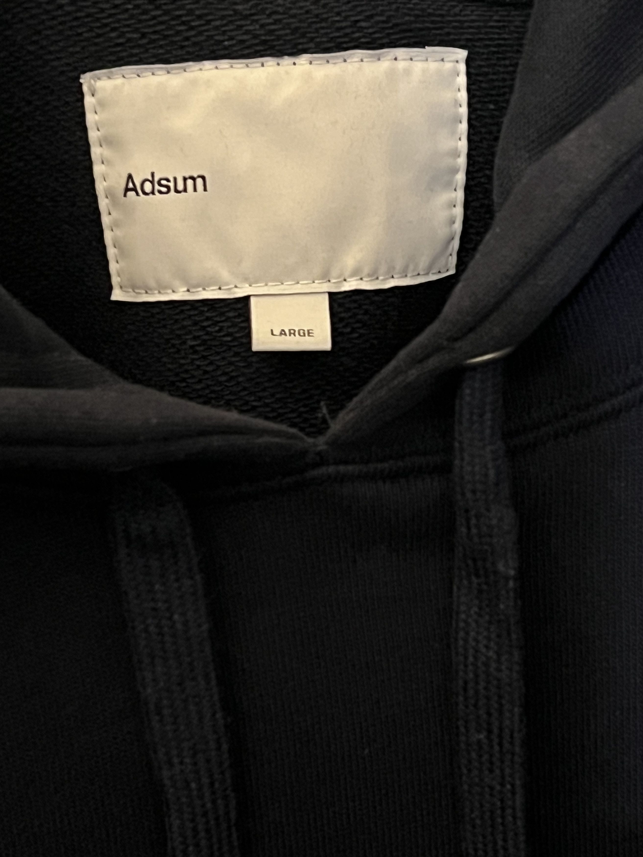Adsum Adsum FW18 Washed Collegiate Popover Hoodie (L) Navy Size US L / EU 52-54 / 3 - 4 Thumbnail