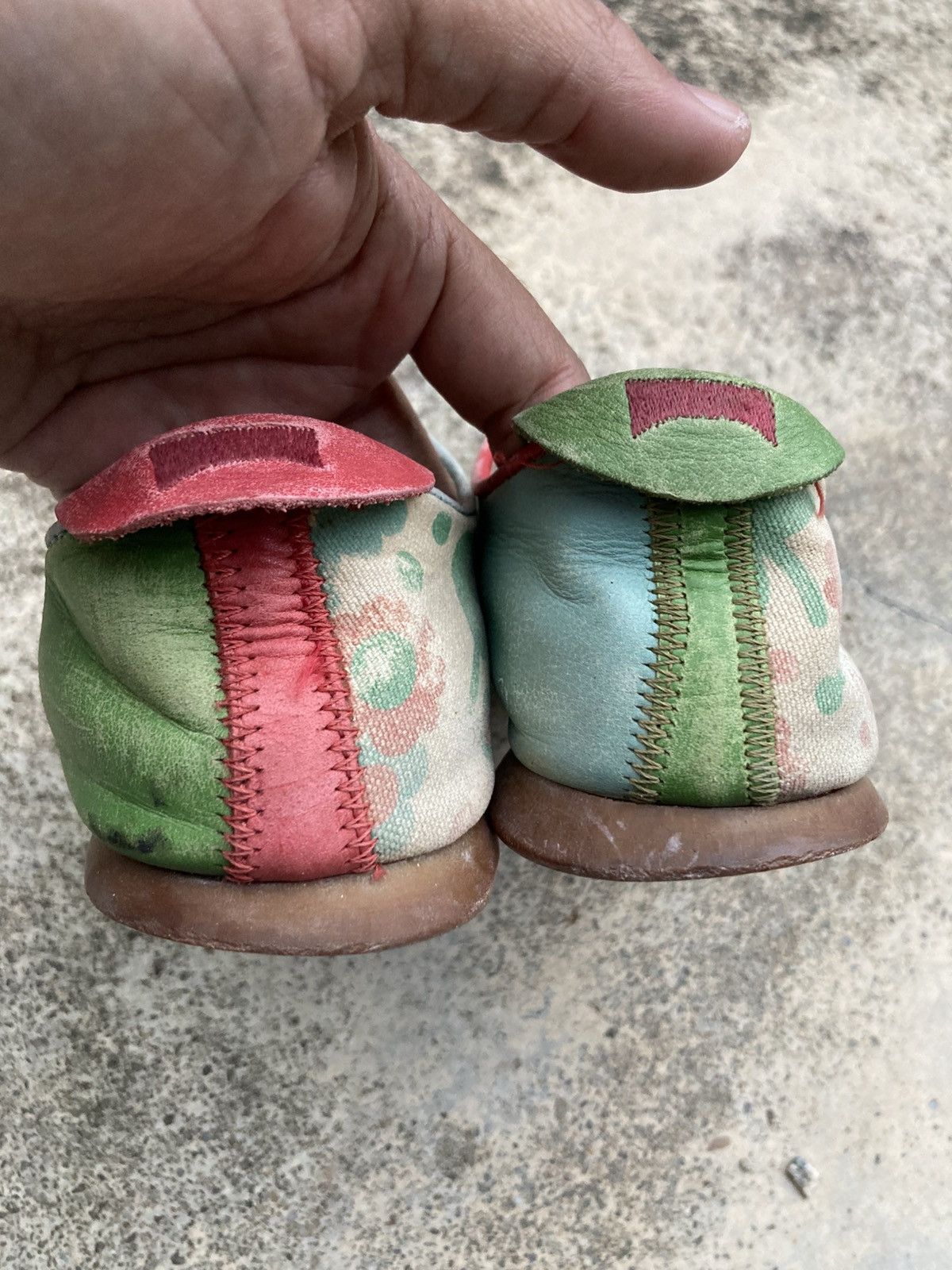Camper × Vintage Vintage Camper Outdoor Floral Shoes Size US 7 / IT 37 - 3 Thumbnail