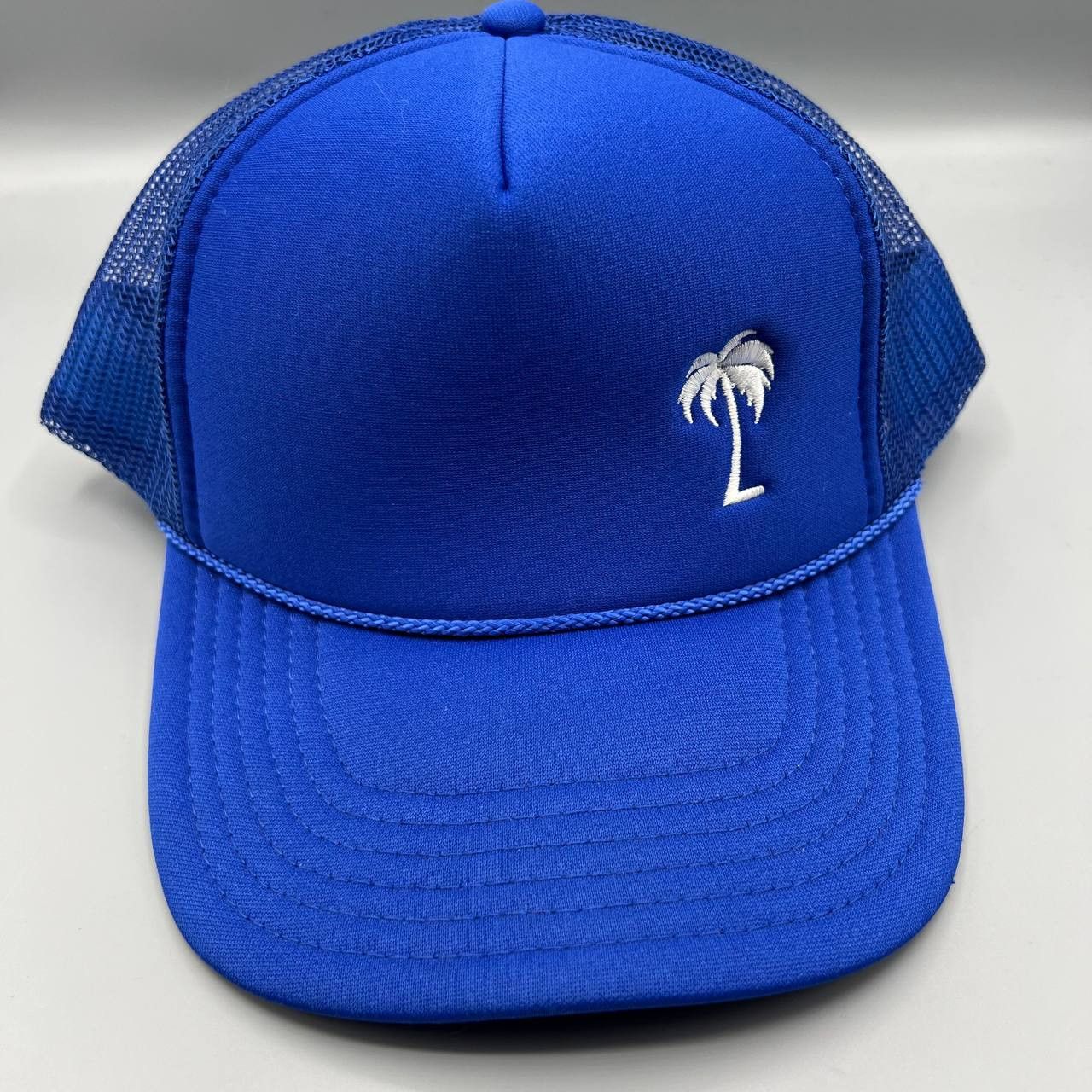 The Unbranded Brand Miami Beach Trucker Hat Men Palm Tree Otto Snap Back Cap Size ONE SIZE - 1 Thumbnail