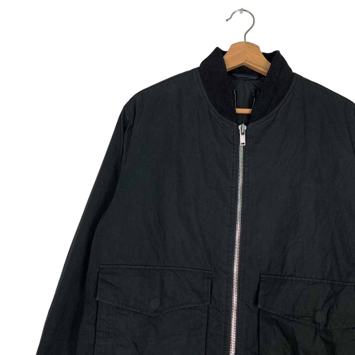 Japanese Brand Cotton Nylon Canvas KERBY Style Bomber Jacket #0422-C19 Size US M / EU 48-50 / 2 - 6 Thumbnail