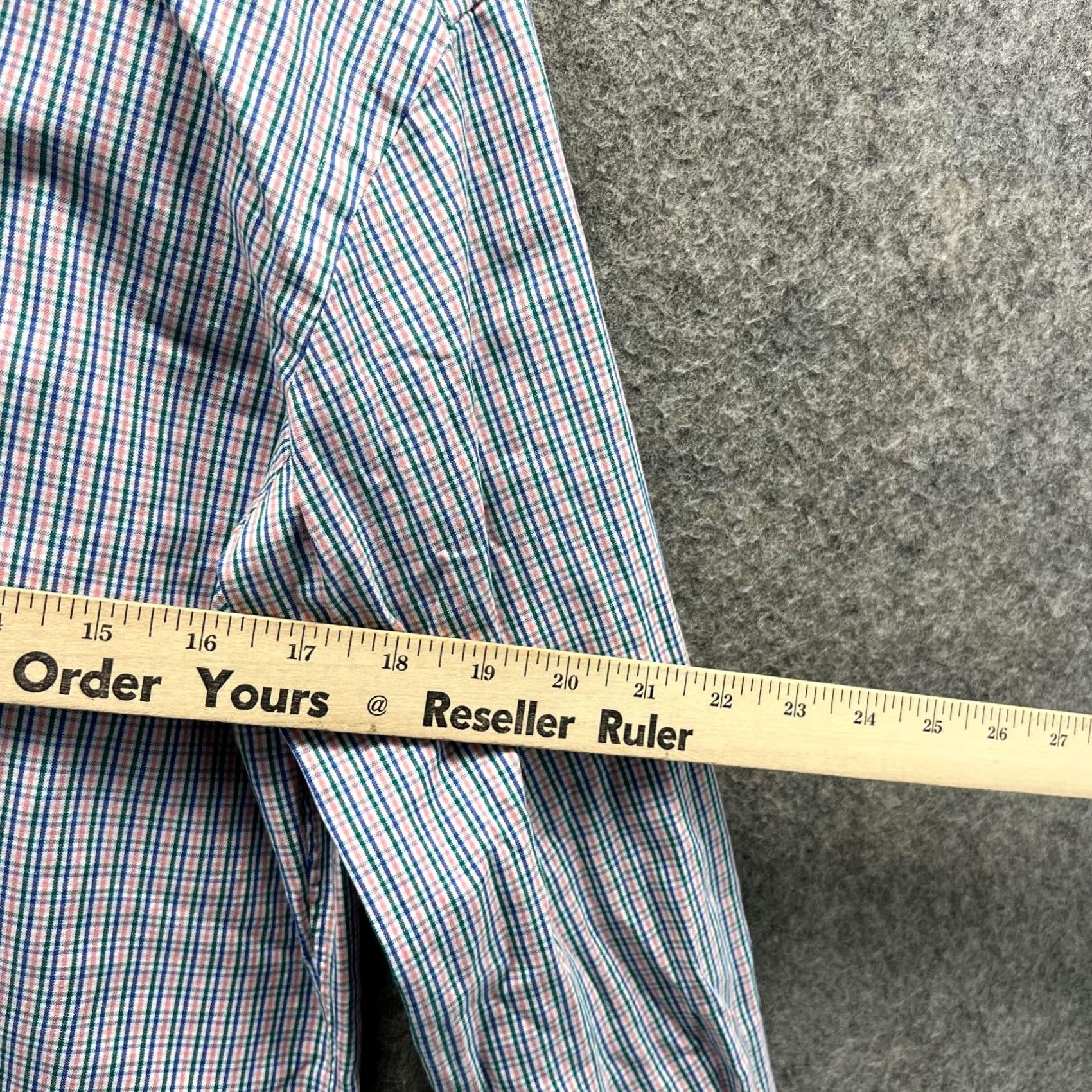 Polo Ralph Lauren VINTAGE Polo Ralph Lauren Shirt Men 14.5 32/33 Plaid Pink Blue Button-Down Casual/Business/Workwear Mens Size US M / EU 48-50 / 2 - 5 Thumbnail