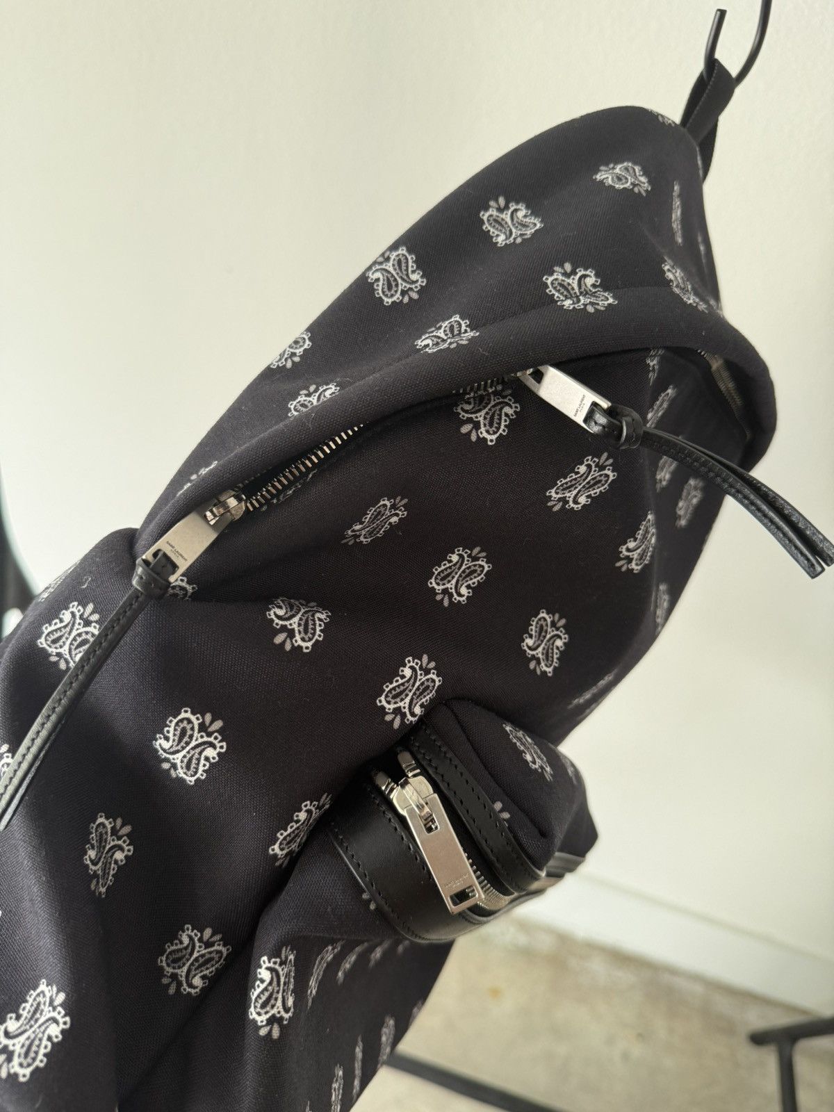 Saint Laurent Paris Saint Laurent Paris SS15 Paisley Backpack Hedi Slimane Size ONE SIZE - 6 Thumbnail