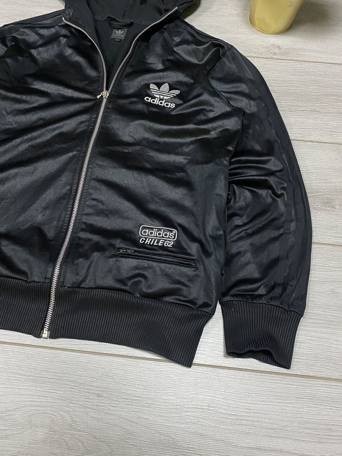 Adidas × Vintage Adidas Chile 62 vintage zip hood track