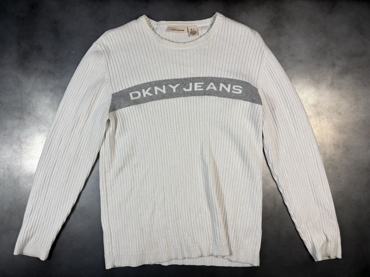 DKNY × Donna Karan × Vintage Vintage DKNY Longsleeve Shirt 1990s Donna Karan New York 00s Size US L / EU 52-54 / 3 - 11 Thumbnail