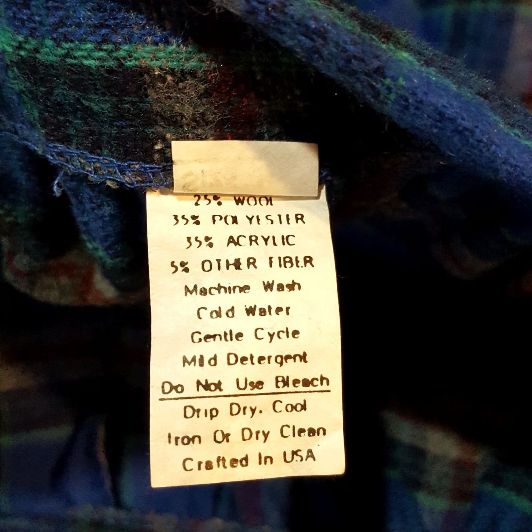 Etro VINTAGE Plaid Button Front A-Line Women's Size 9 Midi Skirt Blue Wool Polyester Regular 80s 90s Retro Knee Womens Size 30" / US 8 / IT 44 - 4 Thumbnail