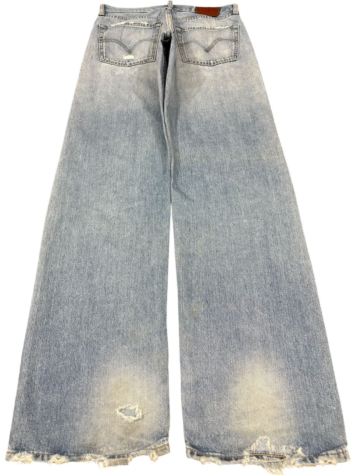Levi's Vintage 90s Levi’s 503 Faded Wash Distressed Baggy Jeans Size US 32 / EU 48 - 2 Thumbnail