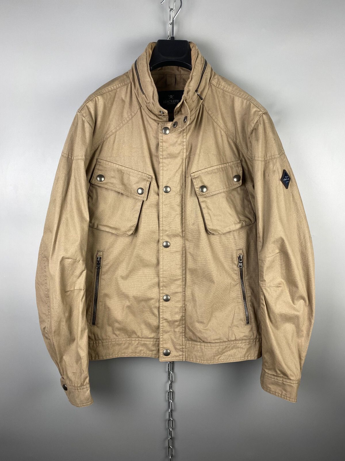 Hackett Hackett London Biker Motorcycle Velo Speed Jacket Coat Size US XL / EU 56 / 4 - 1 Thumbnail