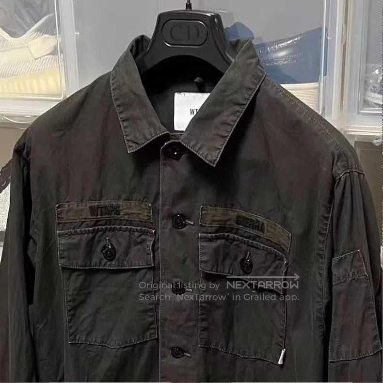 Wtaps Wtaps Washed Two-Pocket Work Shirt Jacket Size US S / EU 44-46 / 1 - 3 Thumbnail