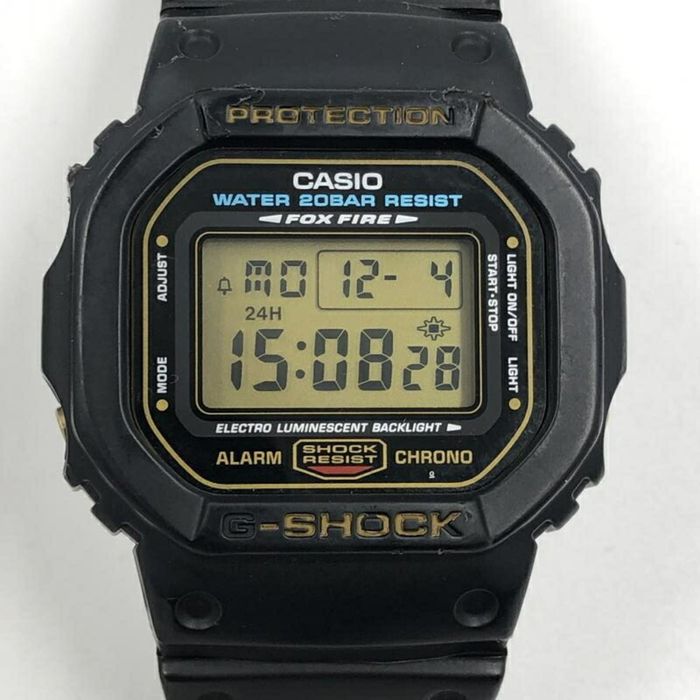 Casio CASIO G-SHOCK Watch DW5600EG-9 G-Shock Black Quartz | Grailed