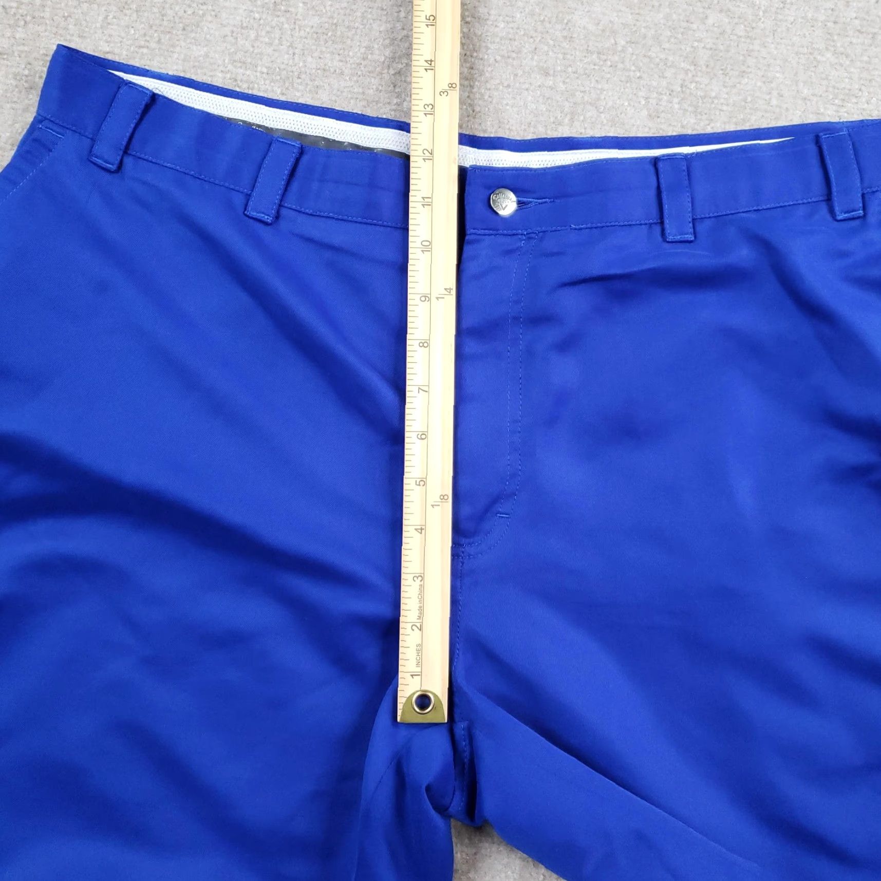 Callaway Callaway Shorts Mens 40 Blue Golf Performance Polyester Stretch Flat Front Size US 40 / EU 56 - 7 Thumbnail