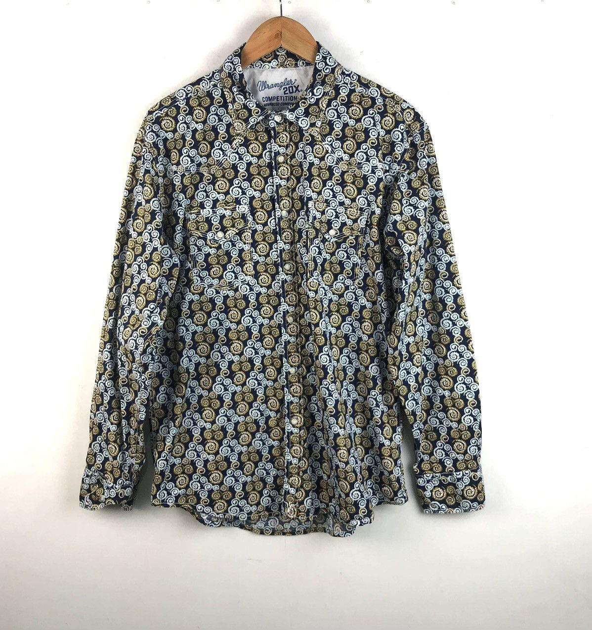 Wrangler Vintage wrangler cowboy style country button shirt L Size US L / EU 52-54 / 3 - 1 Thumbnail