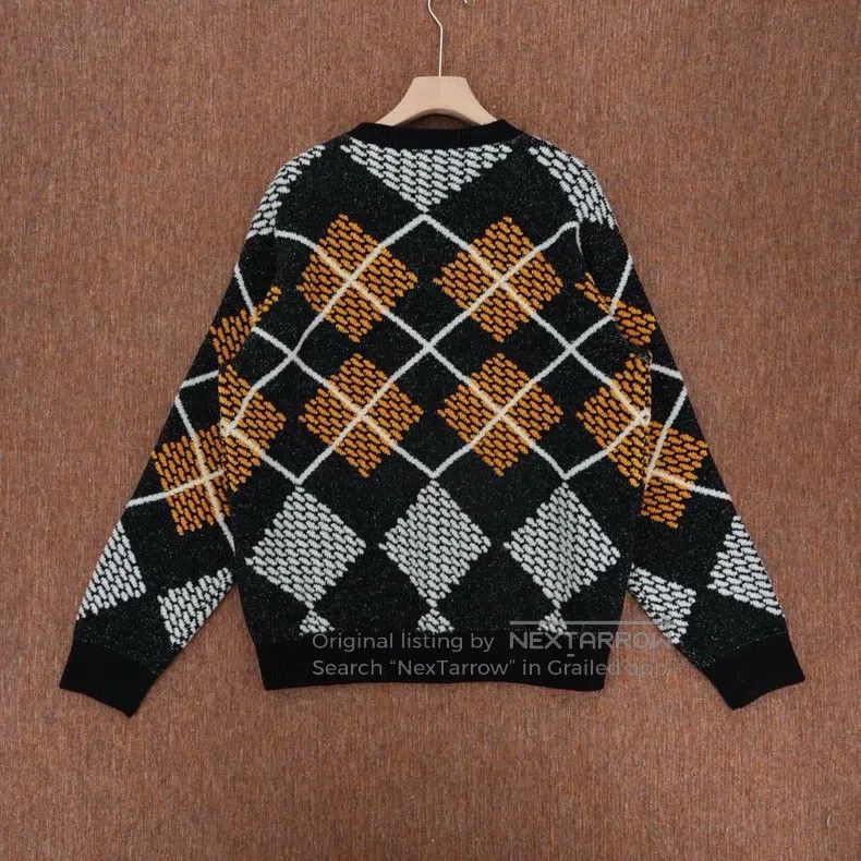 Louis Vuitton Louis Vuitton SS25 wool-blend checkerboard sweater Size US XXL / EU 58 / 5 - 2 Thumbnail