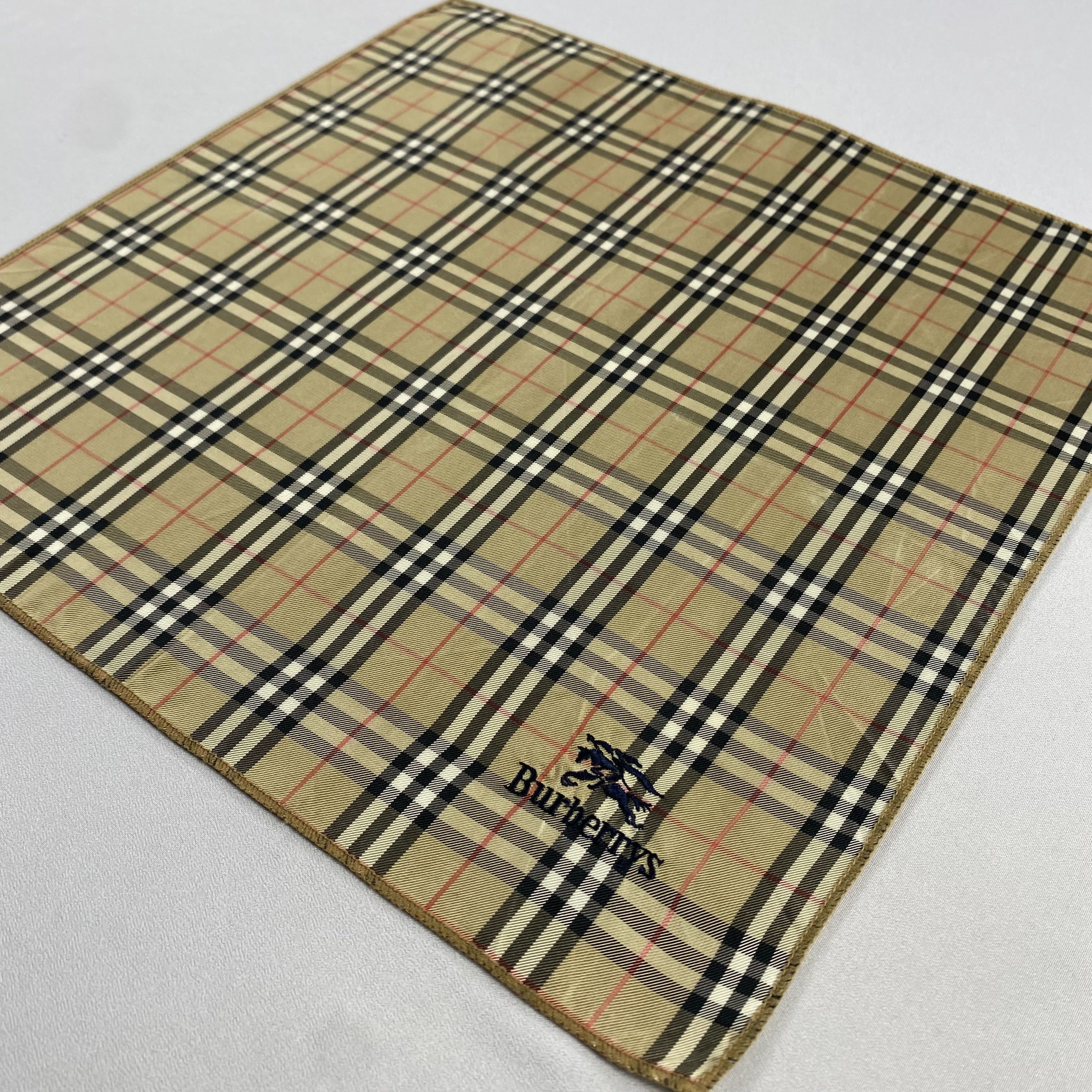 Burberry × Vintage Burberry Handkerchief / Neckerchief / Bandana-P1805 Size ONE SIZE - 2 Thumbnail