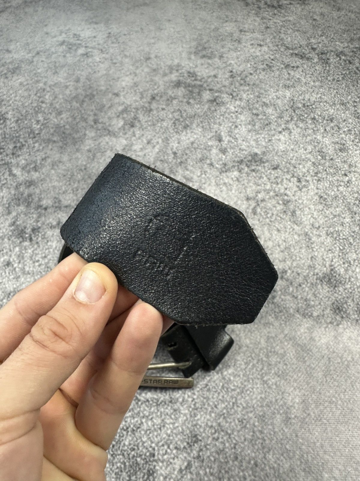 G-Star Y2K Vintage G-star Raw Logo Leather Belts Streetwear USA Size ONE SIZE - 2 Thumbnail
