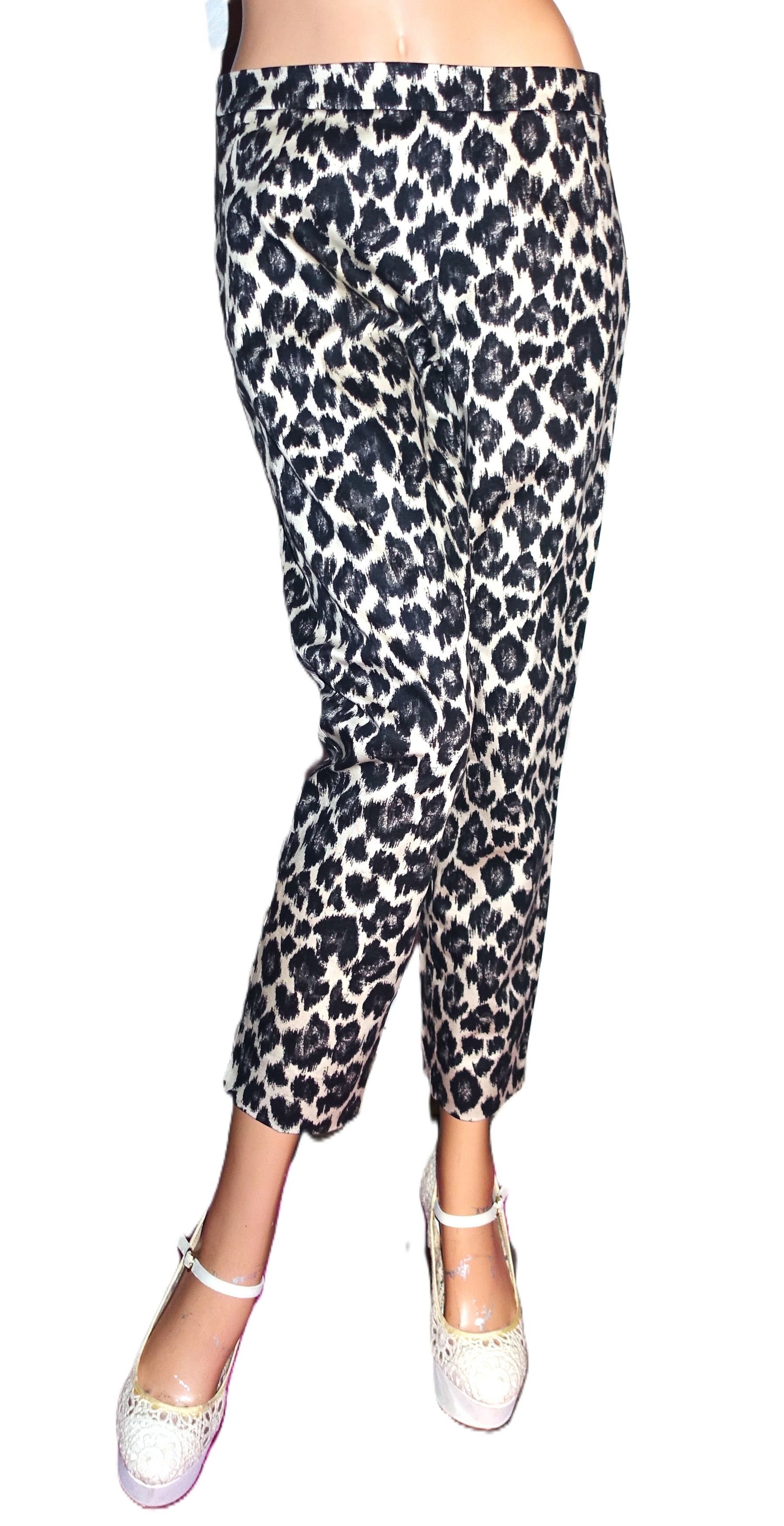 J.Crew J. Crew Martie Cheetah Pants 6 NWT Size 30" / US 8 / IT 44 - 1 Thumbnail