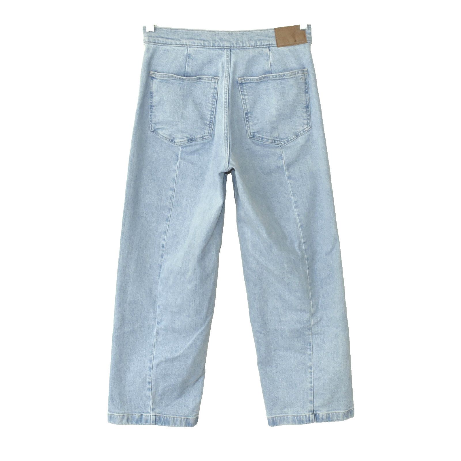 Madewell B0 Auth MADEWELL Emmett Blue Denim Wide Leg Jeans Size 26 Size 26" / US 2 / IT 38 - 3 Thumbnail