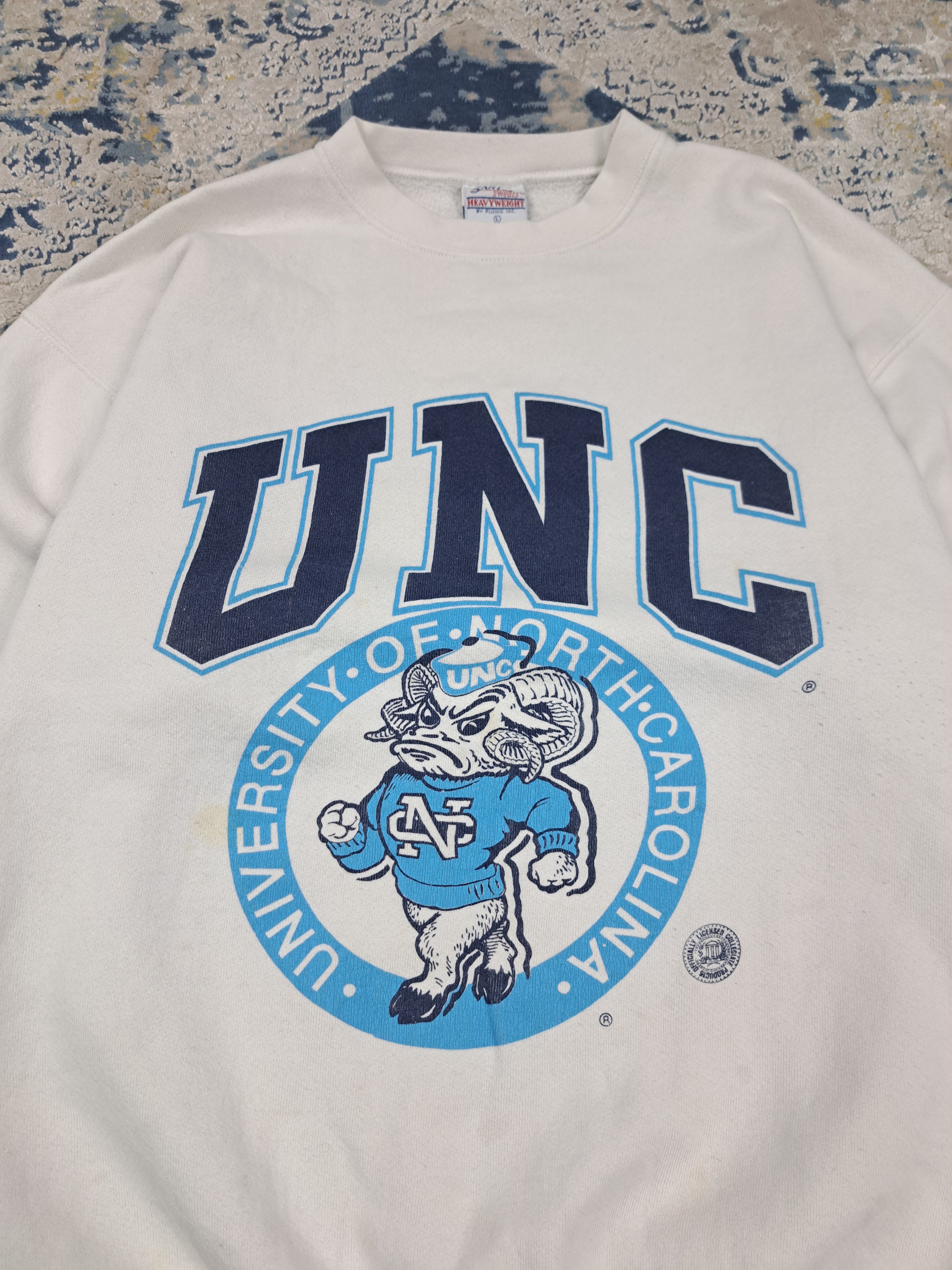 Vintage Vintage 90s UNC College Sweatshirt North Carolina Basketball Size US L / EU 52-54 / 3 - 4 Thumbnail