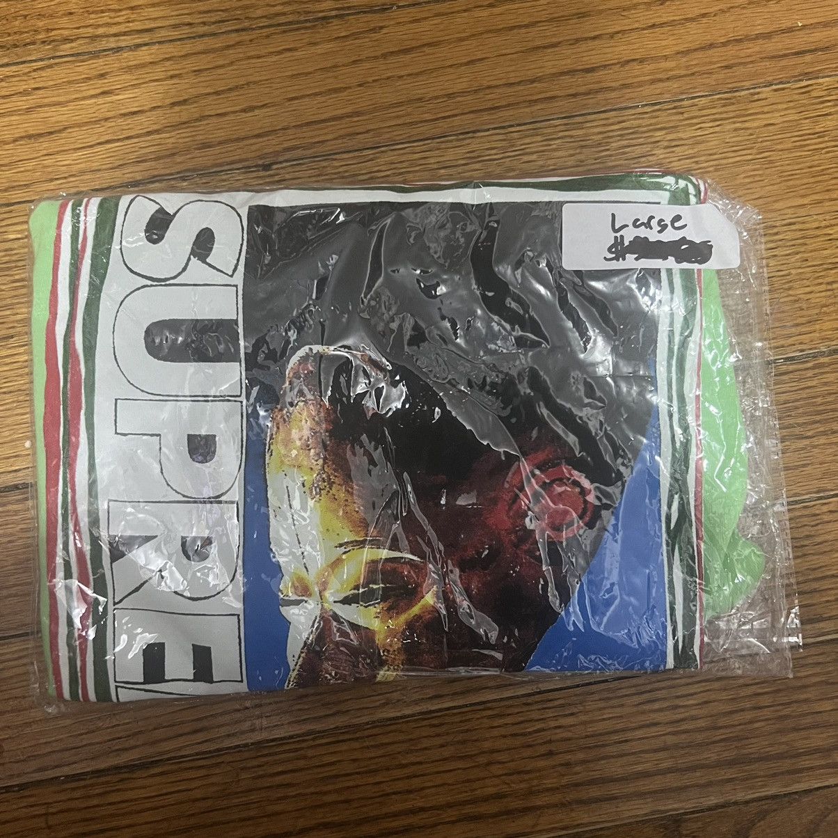 Supreme Supreme Mask Invincible Tee Lime Size: L Size US L / EU 52-54 / 3 - 2 Thumbnail