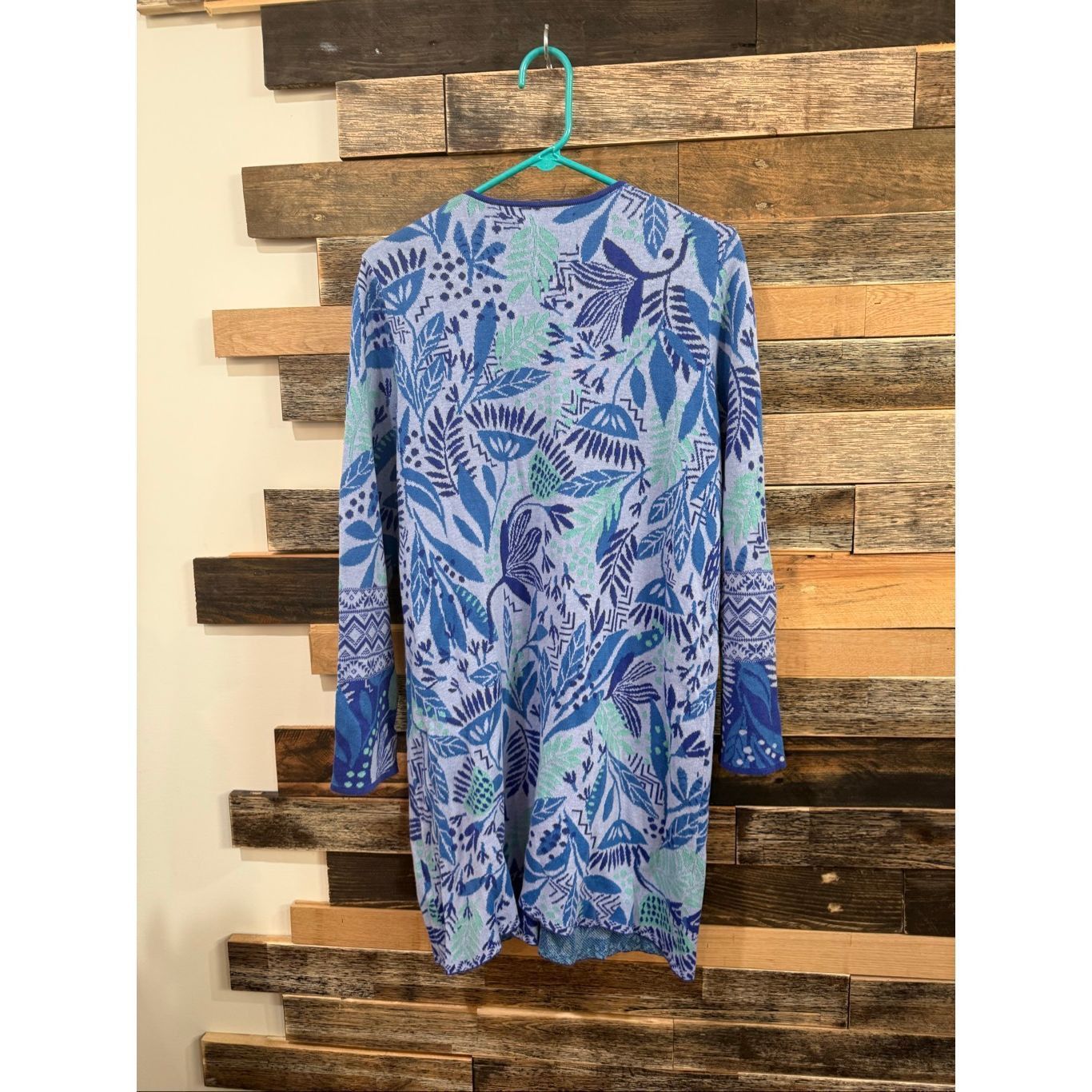 Guru Gudrun Sjoden blue cardigan sweater size Large Size L / US 10 / IT 46 - 2 Thumbnail