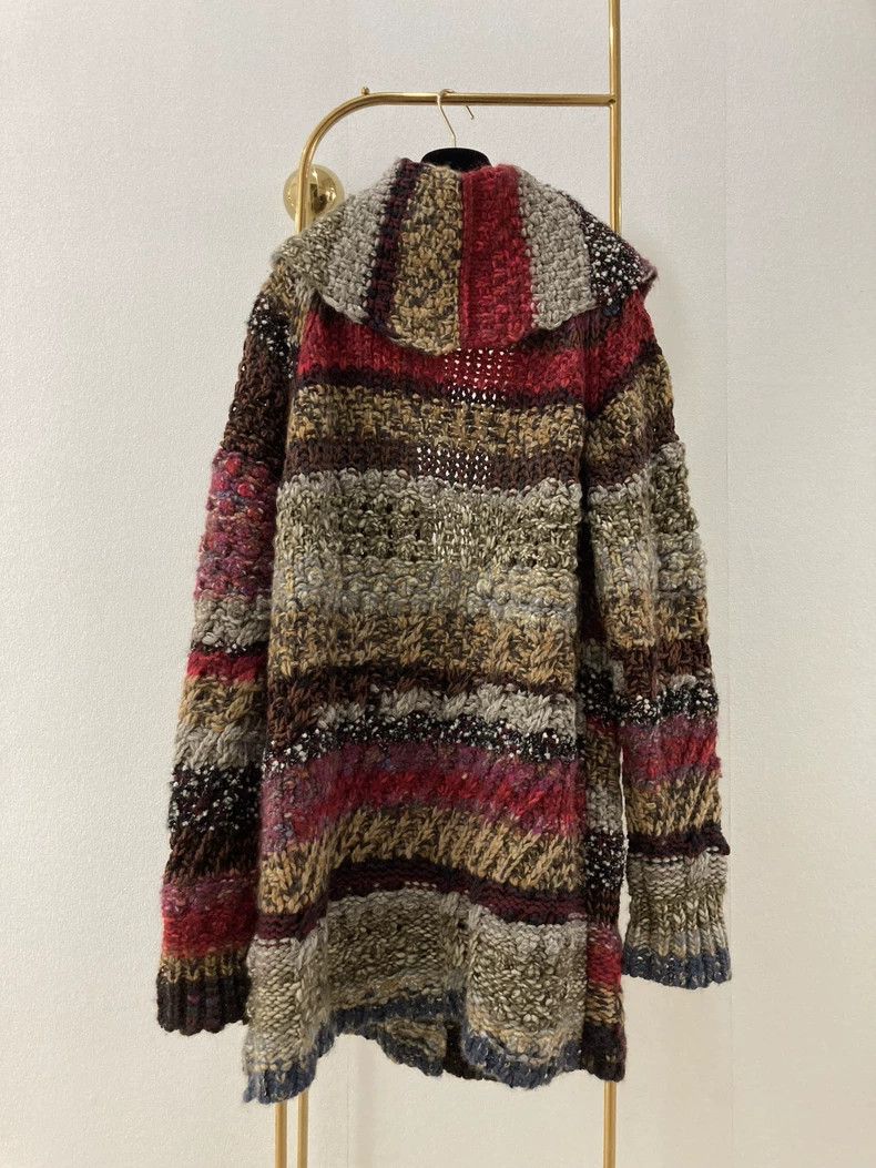 Dior Dior Colorful wool knitted coat Size XS / US 0-2 / IT 36-38 - 3 Thumbnail